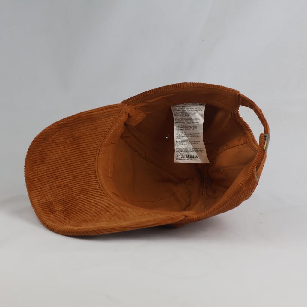 Thrifted C&A Brown Corduroy Strapback Baseball Cap (57-58cm) | 10645