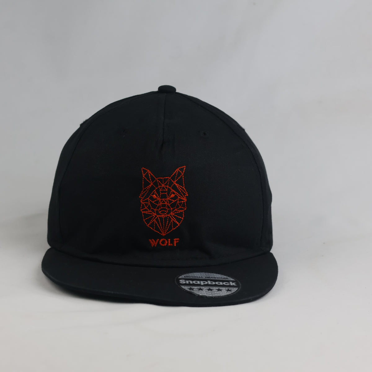 Thrifted Beechfield Geometric Forest Black Snapback (56-57 cm) | 10743
