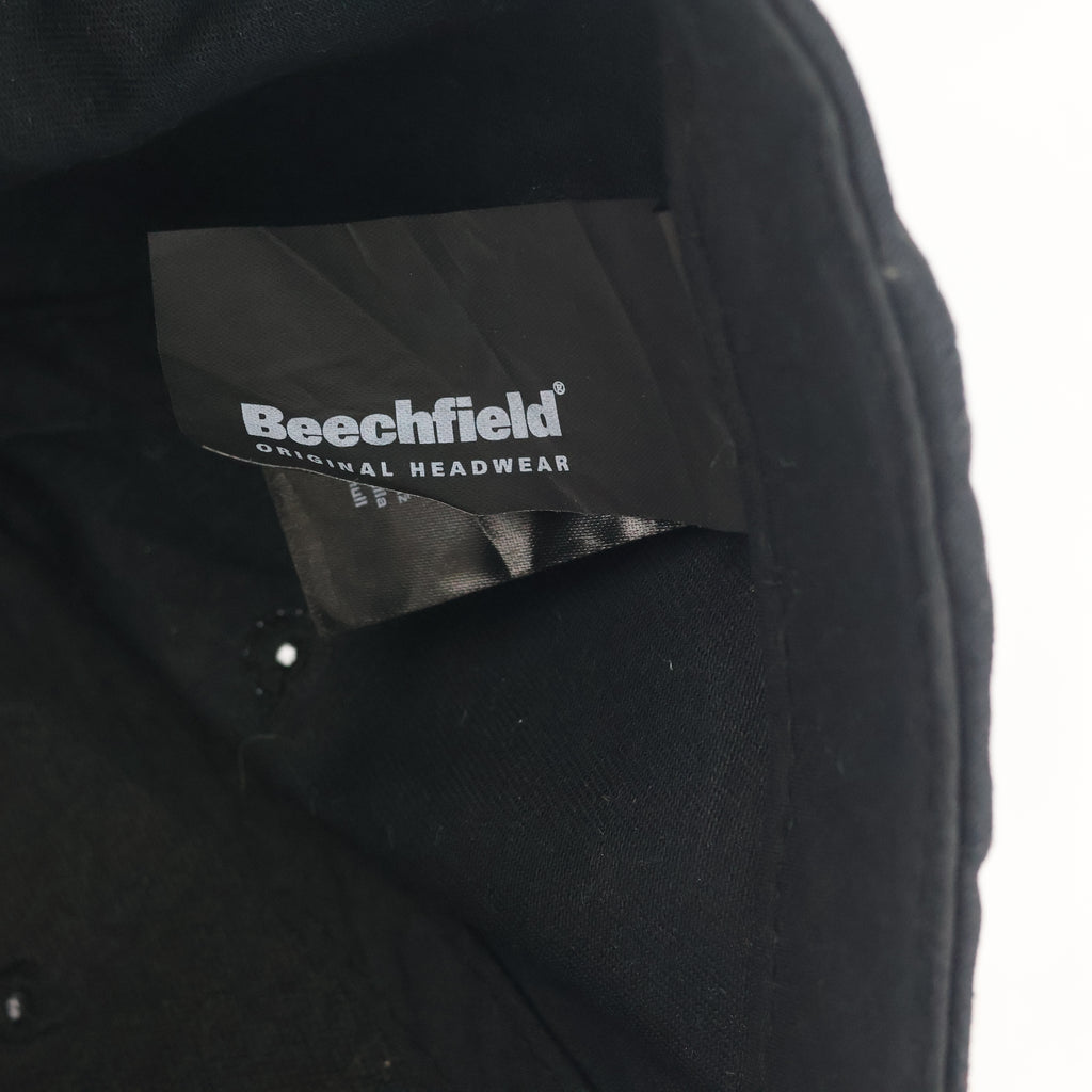Thrifted Beechfield Geometric Forest Black Snapback (56-57 cm) | 10743