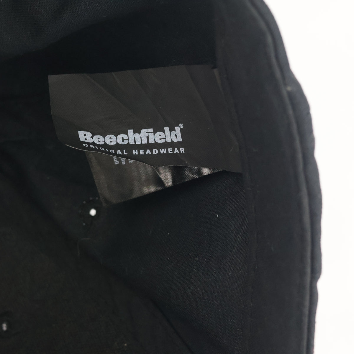 Thrifted Beechfield Geometric Forest Black Snapback (56-57 cm) | 10743