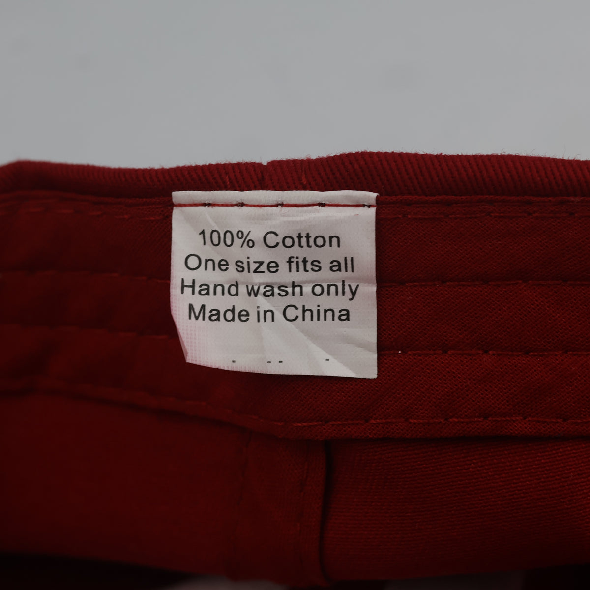 Thrifted Kingsland Embroidered Crest Red Cap – 55-56cm |10653