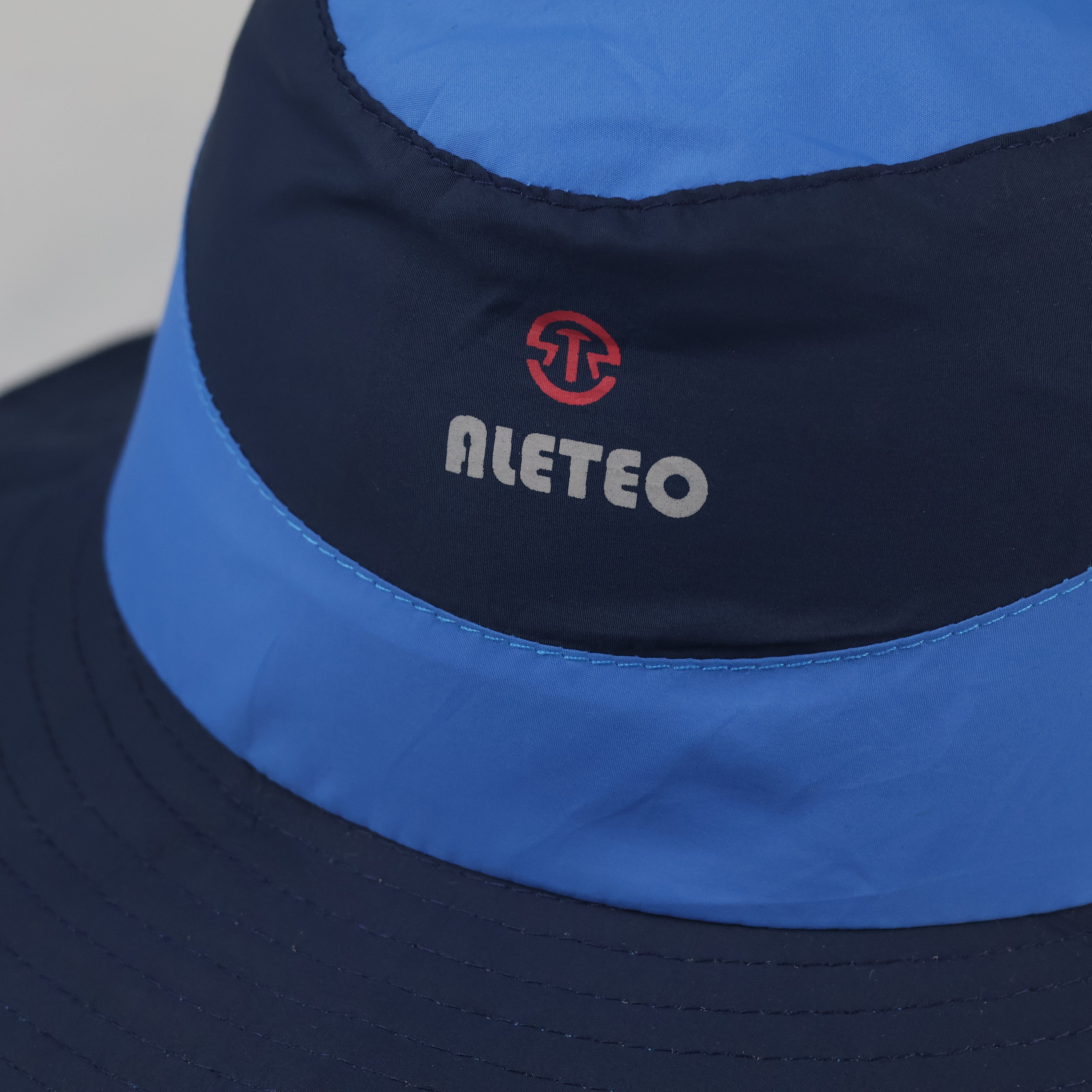 Vintage ALETEO Technical Boonie Hat - Two-Tone Blue Outdoor Sun Cap