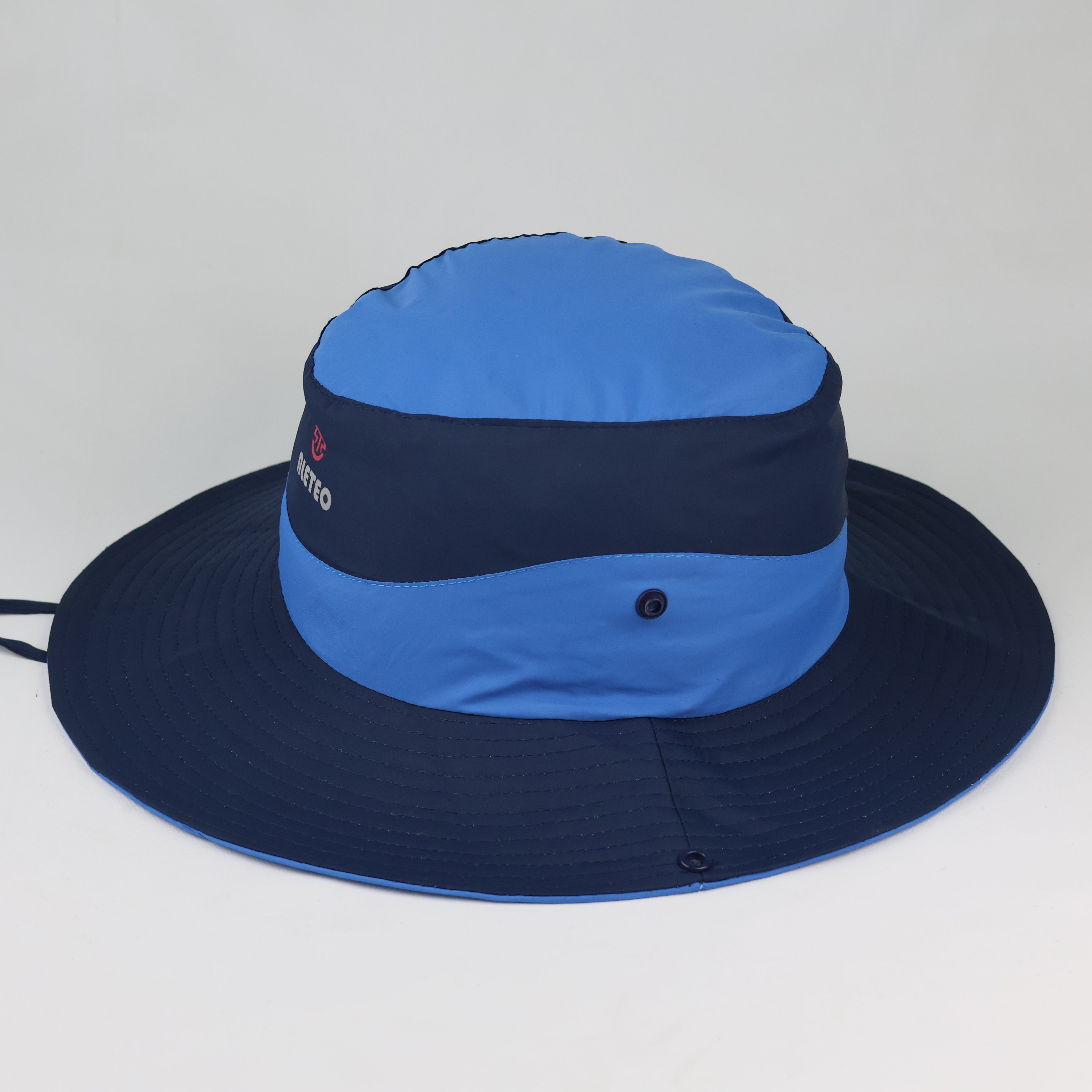 Vintage ALETEO Technical Boonie Hat - Two-Tone Blue Outdoor Sun Cap