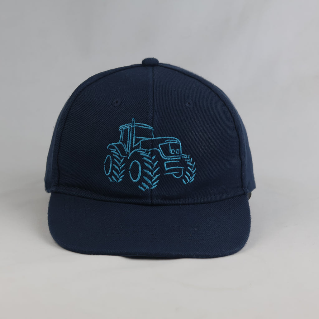 Thrifted Atlantis Master Italia Navy Tractor Snapback Cap (53-54 cm) | 10761