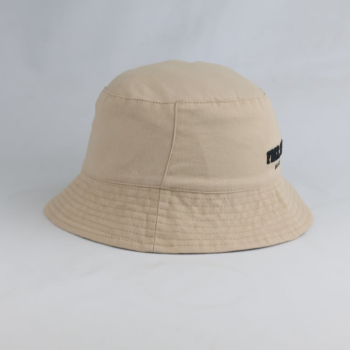 Thrifted Cropp Accessories Tan "Free Spirit" Cotton Bucket Hat (56cm)