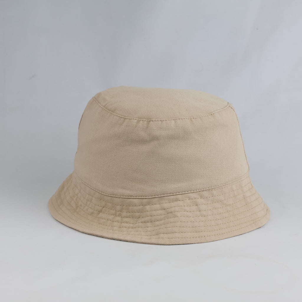 Thrifted Cropp Accessories Tan "Free Spirit" Cotton Bucket Hat (56cm)