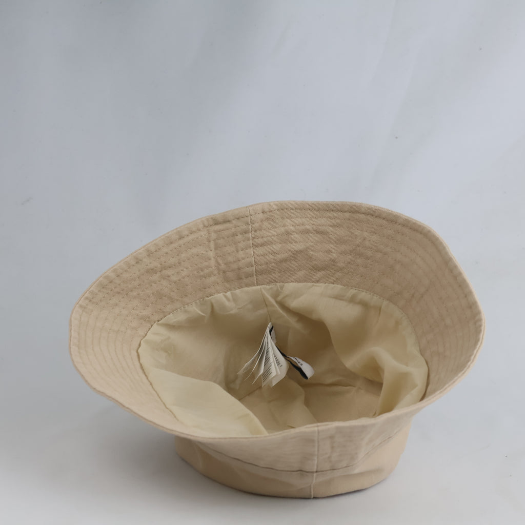 Thrifted Cropp Accessories Tan "Free Spirit" Cotton Bucket Hat (56cm)