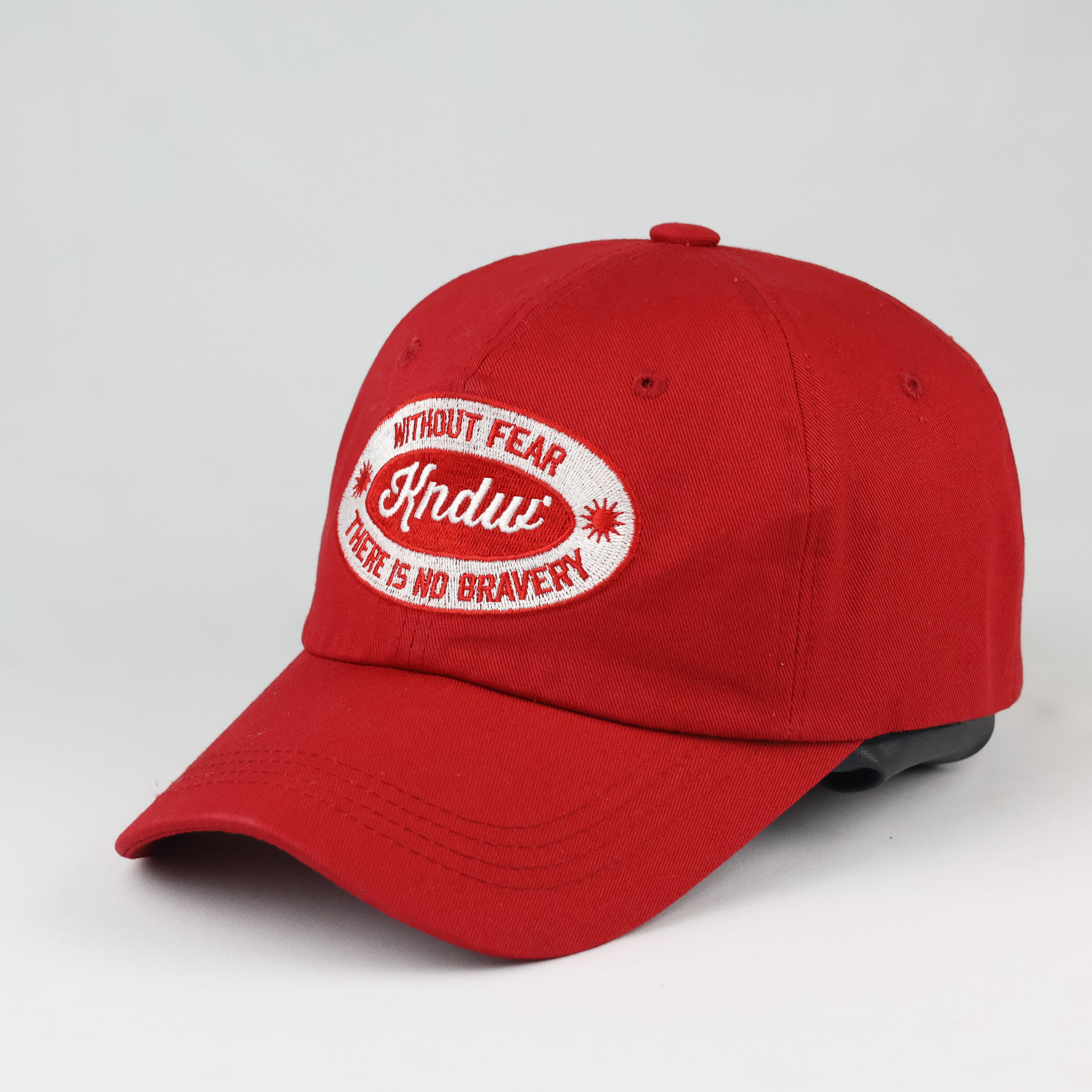 Vintage KND Red Motivational Statement Hat - Retro Streetwear Dad Thrifted Cap