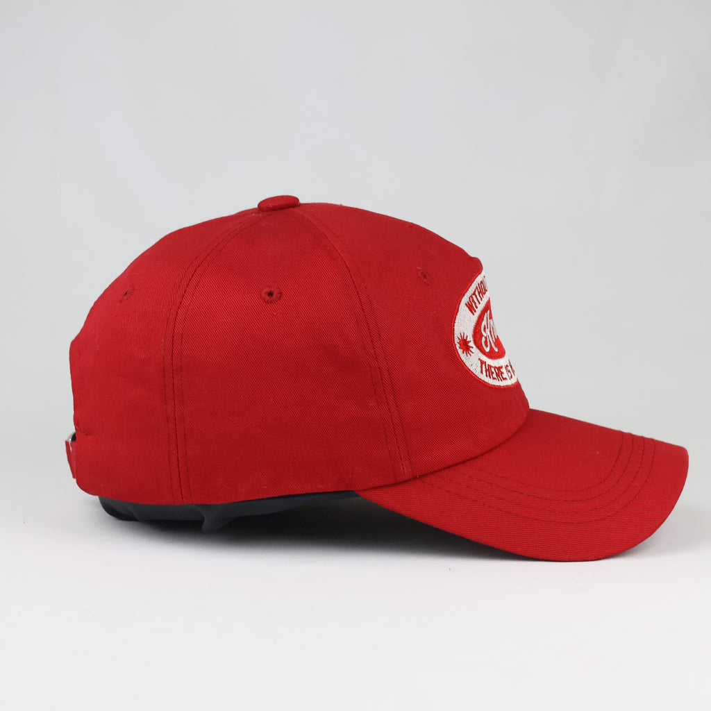 Vintage KND Red Motivational Statement Hat - Retro Streetwear Dad Thrifted Cap