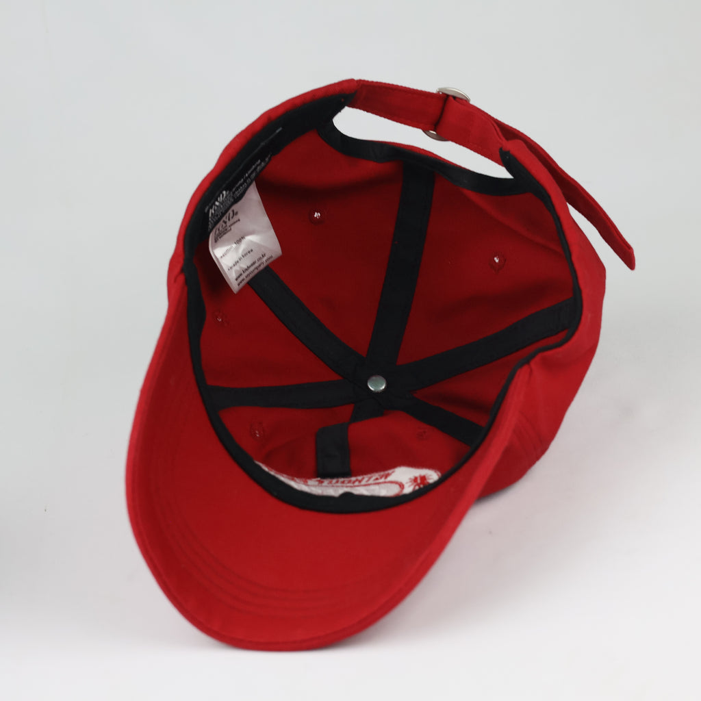 Vintage KND Red Motivational Statement Hat - Retro Streetwear Dad Thrifted Cap