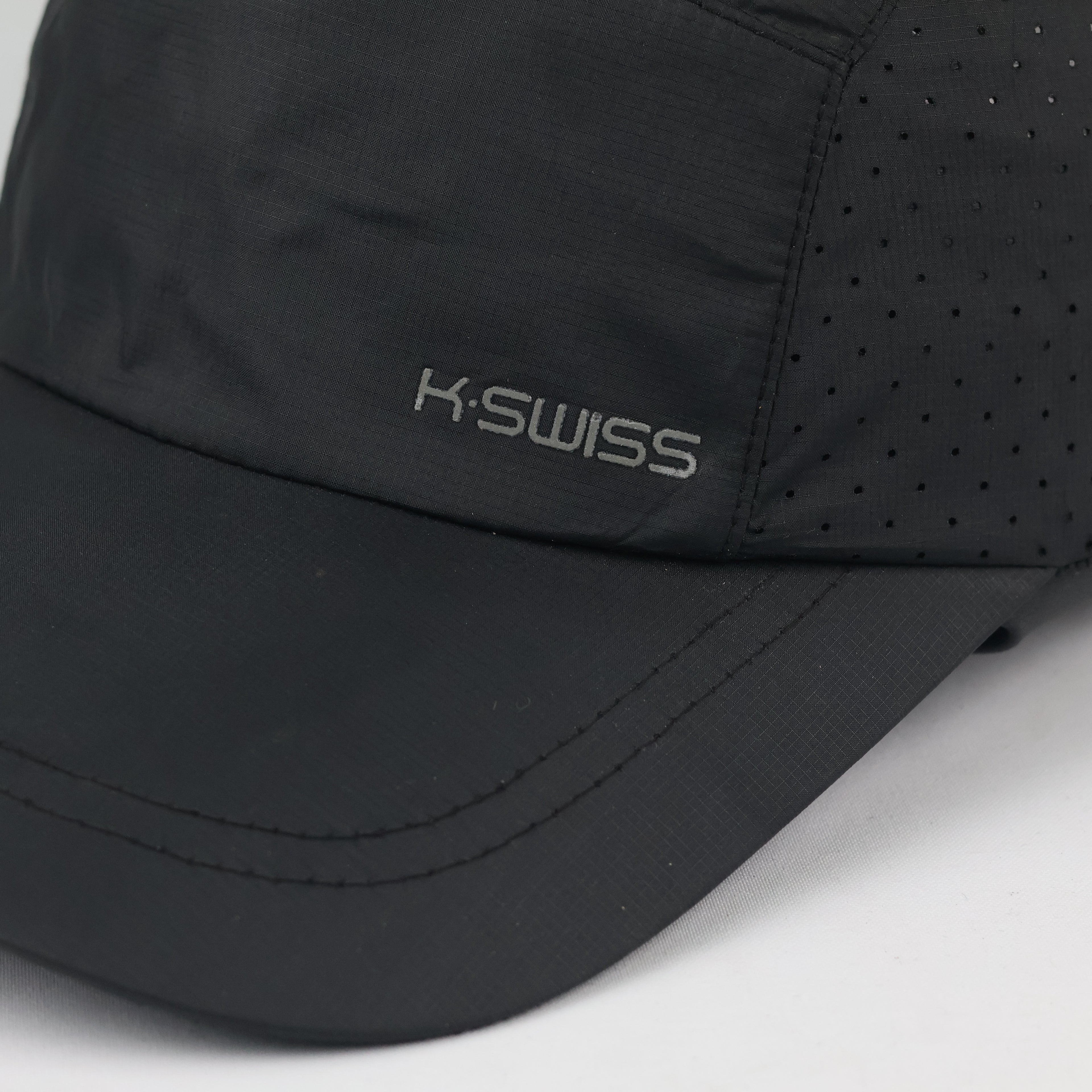 K-SWISS Breathable Tennis Cap | Thrifted Lightweight Running Hat 56-58cm
