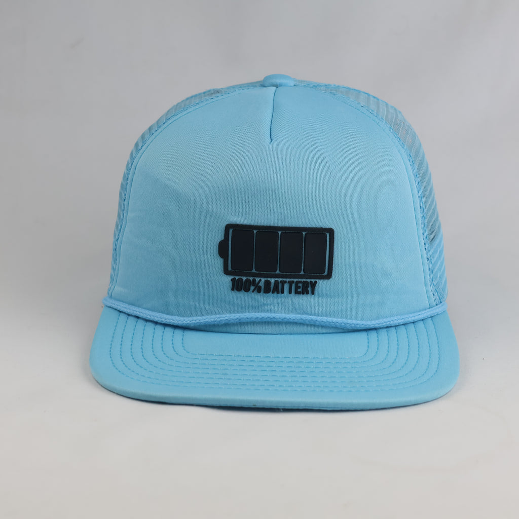 Thrifted B&S Dept. 728 Sky Blue Snapback Mesh Cap (57–58 cm) |10673