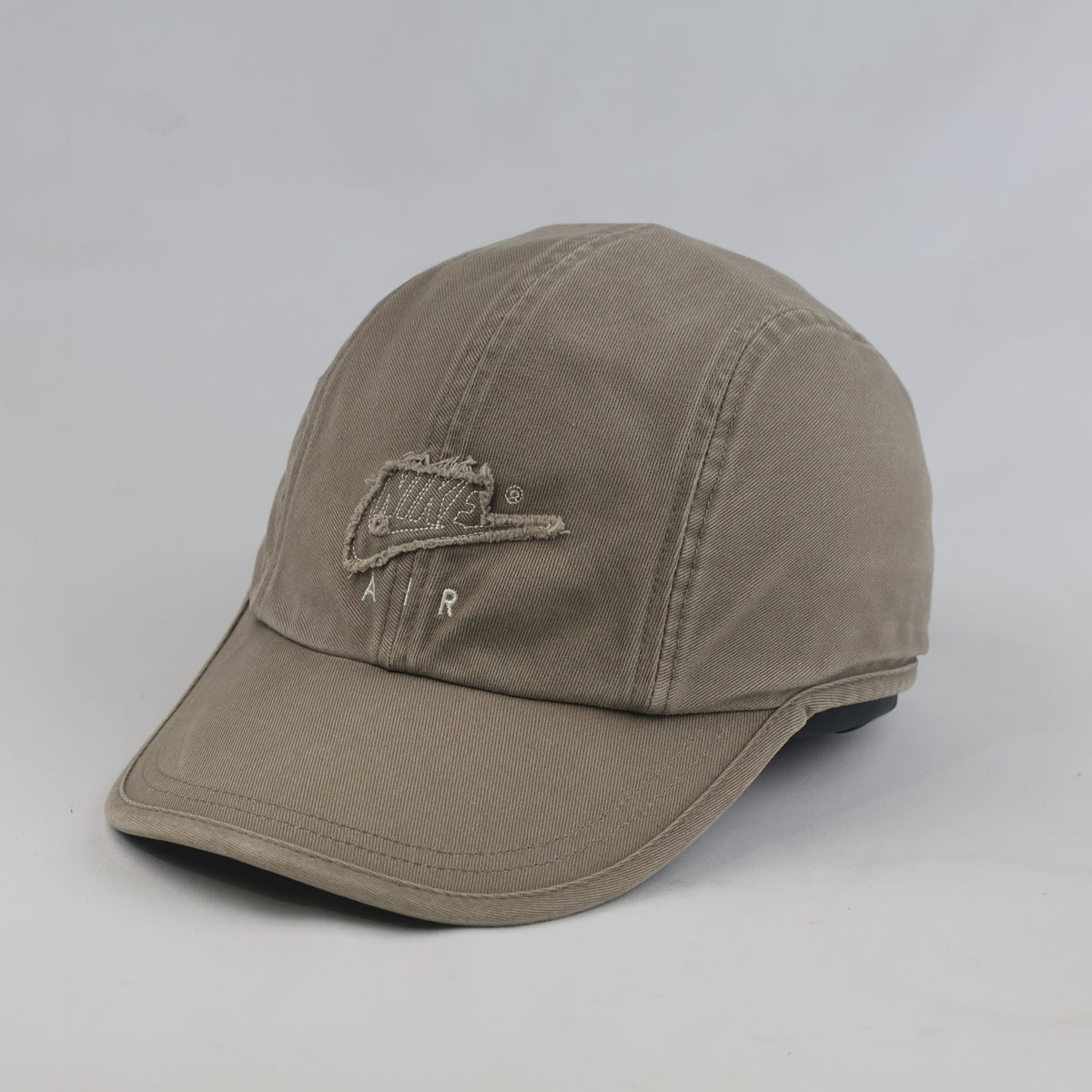 Thrifted Retro Nike Air Embroidered Baseball Cap – Tan Adjustable Fit 56-57cm | 10624