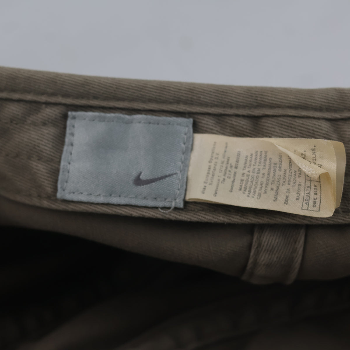 Thrifted Retro Nike Air Embroidered Baseball Cap – Tan Adjustable Fit 56-57cm | 10624