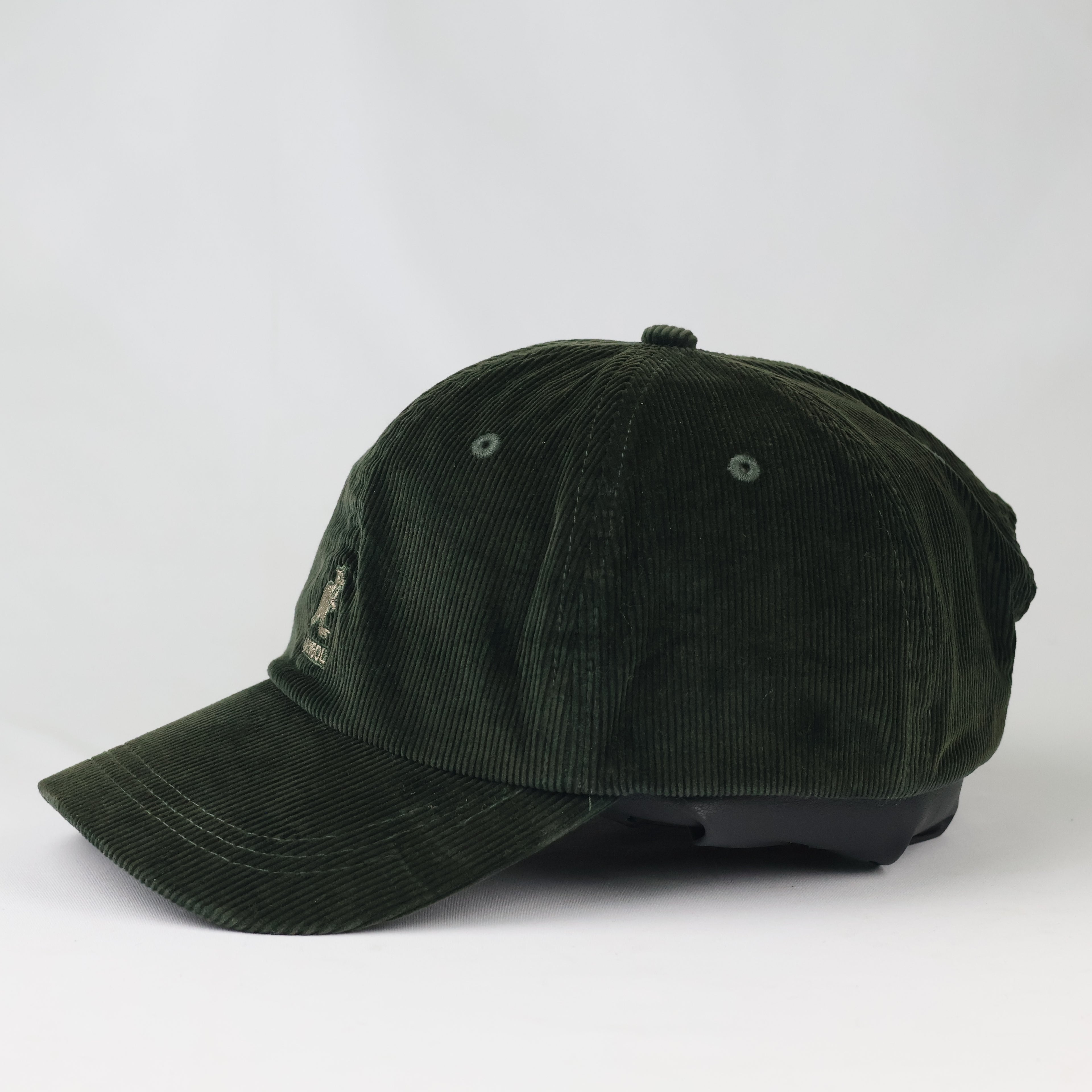Vintage Kangol British Heritage Hat - Dark Green Ribbed Corduroy Cap