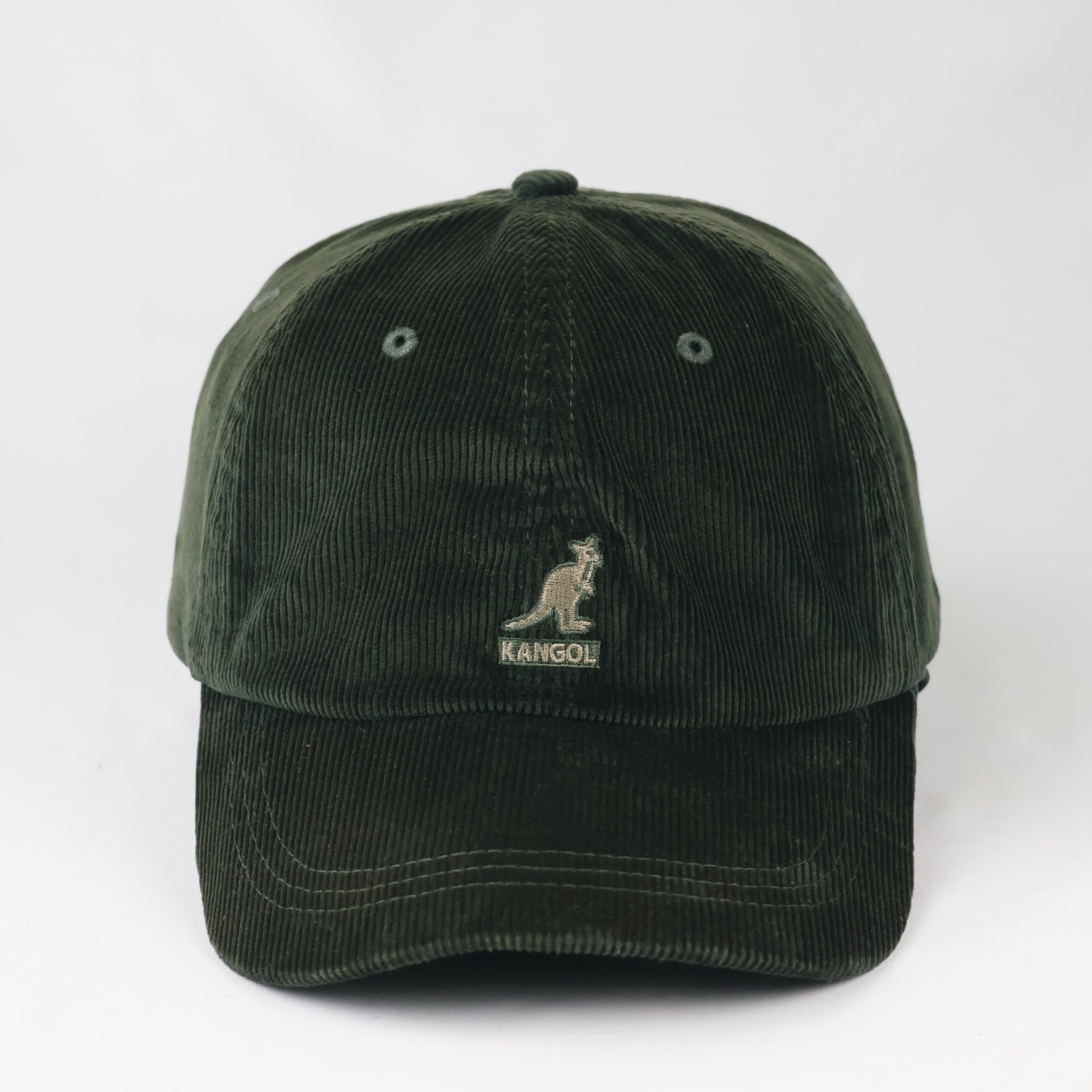 Vintage Kangol British Heritage Hat - Dark Green Ribbed Corduroy Cap
