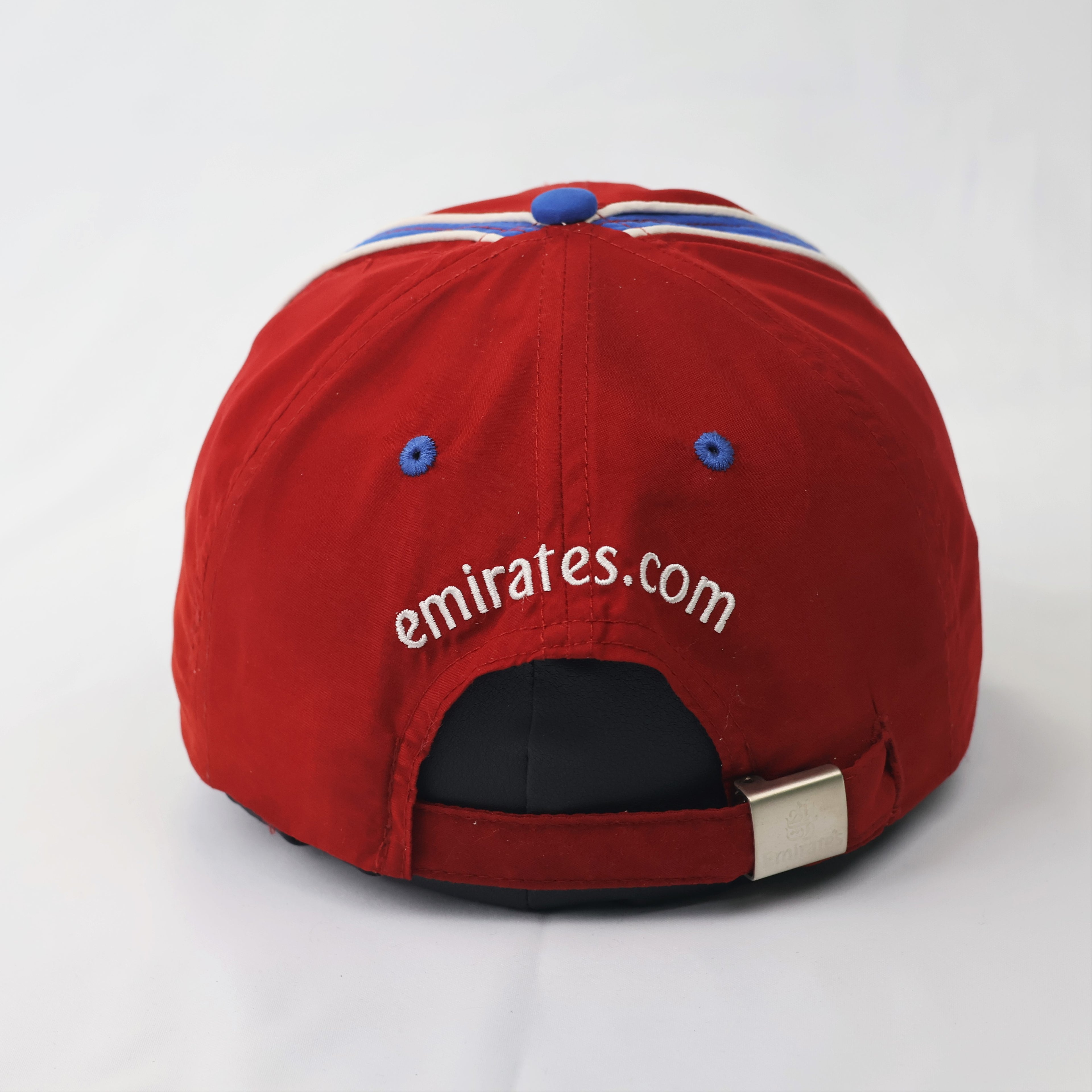 Fly Emirates Official Red & Blue Racing Sport Thrifted Cap