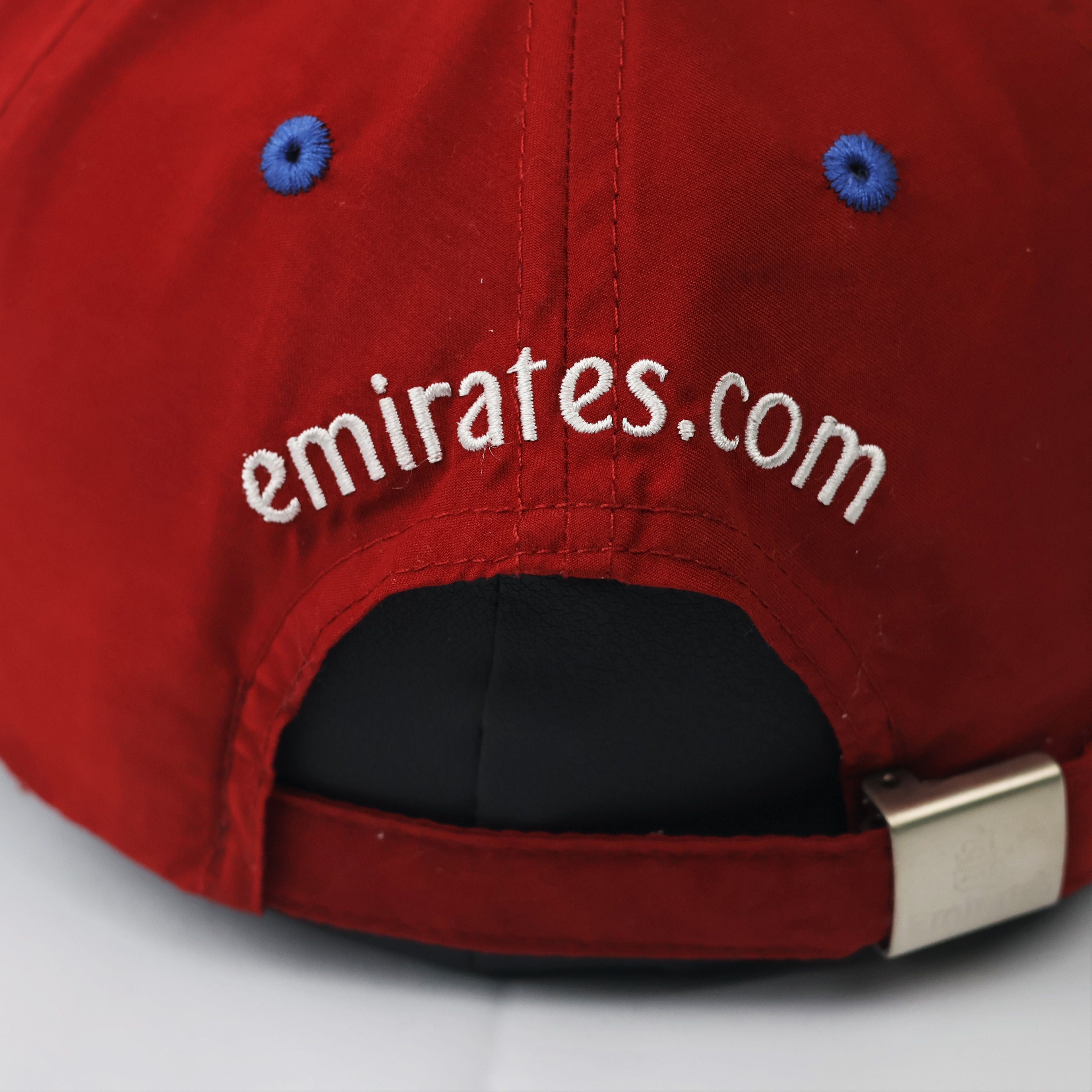 Fly Emirates Official Red & Blue Racing Sport Thrifted Cap