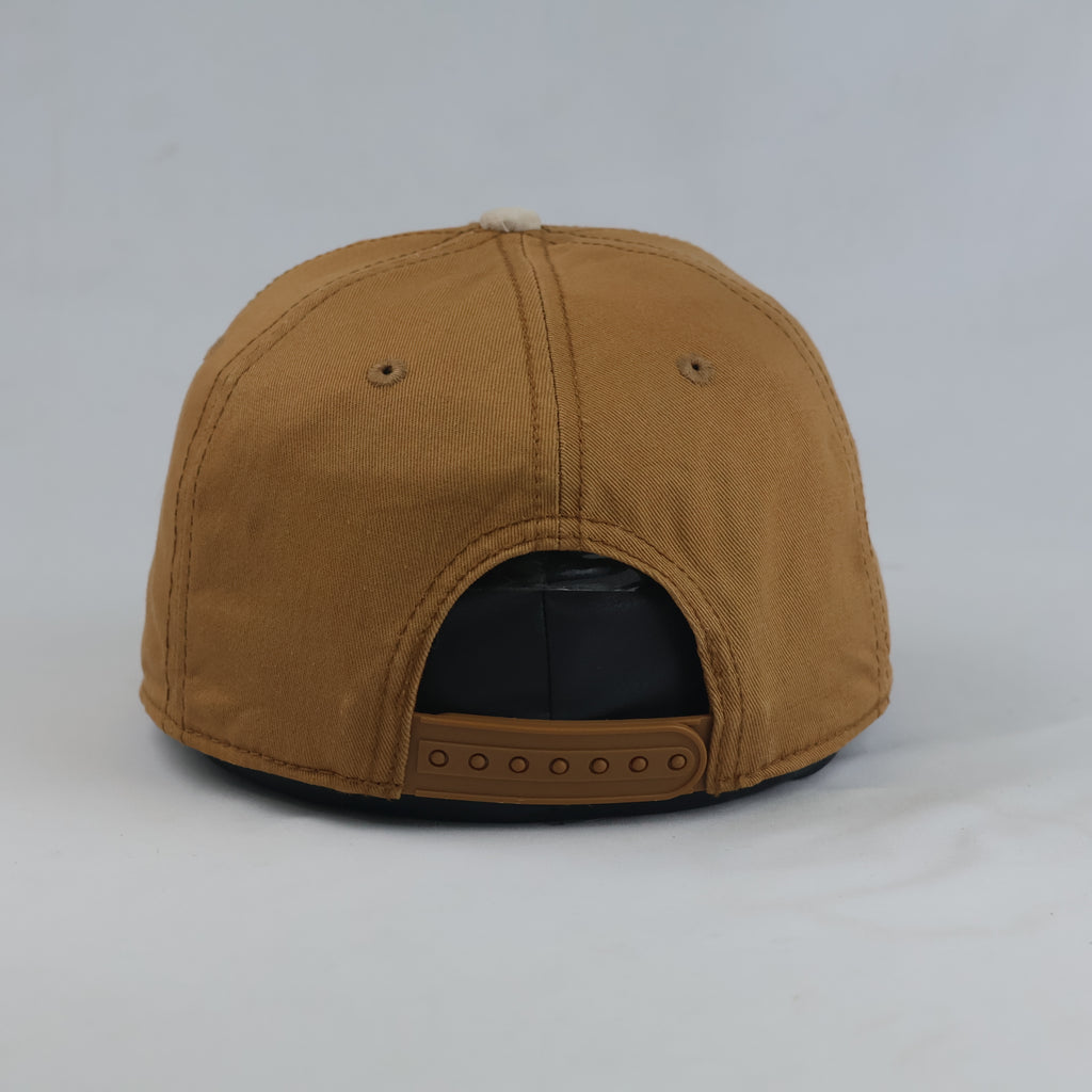 Thrifted H&M New York Global Supplier Snapback Cap - Tan (57-58cm) | 10632