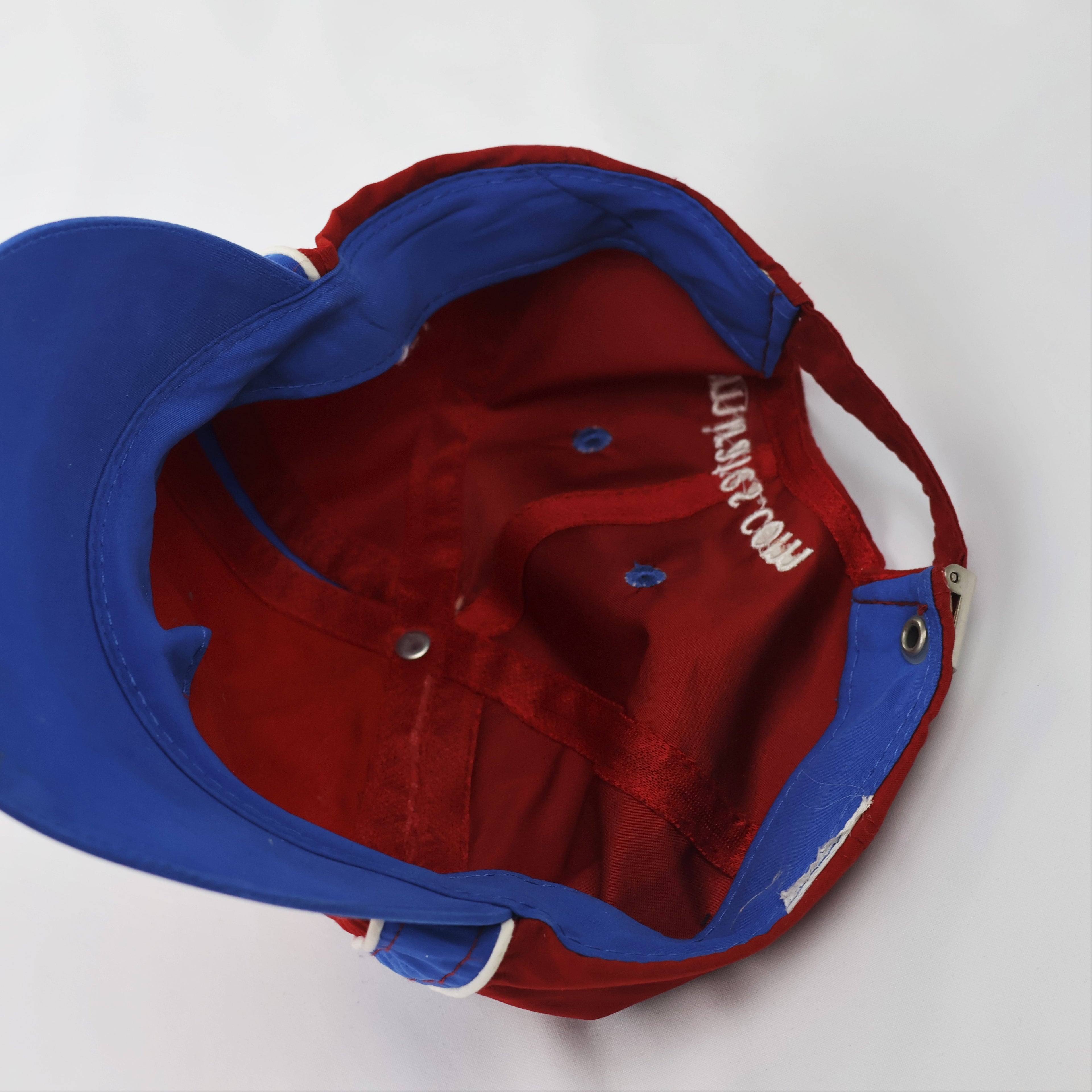 Fly Emirates Official Red & Blue Racing Sport Thrifted Cap