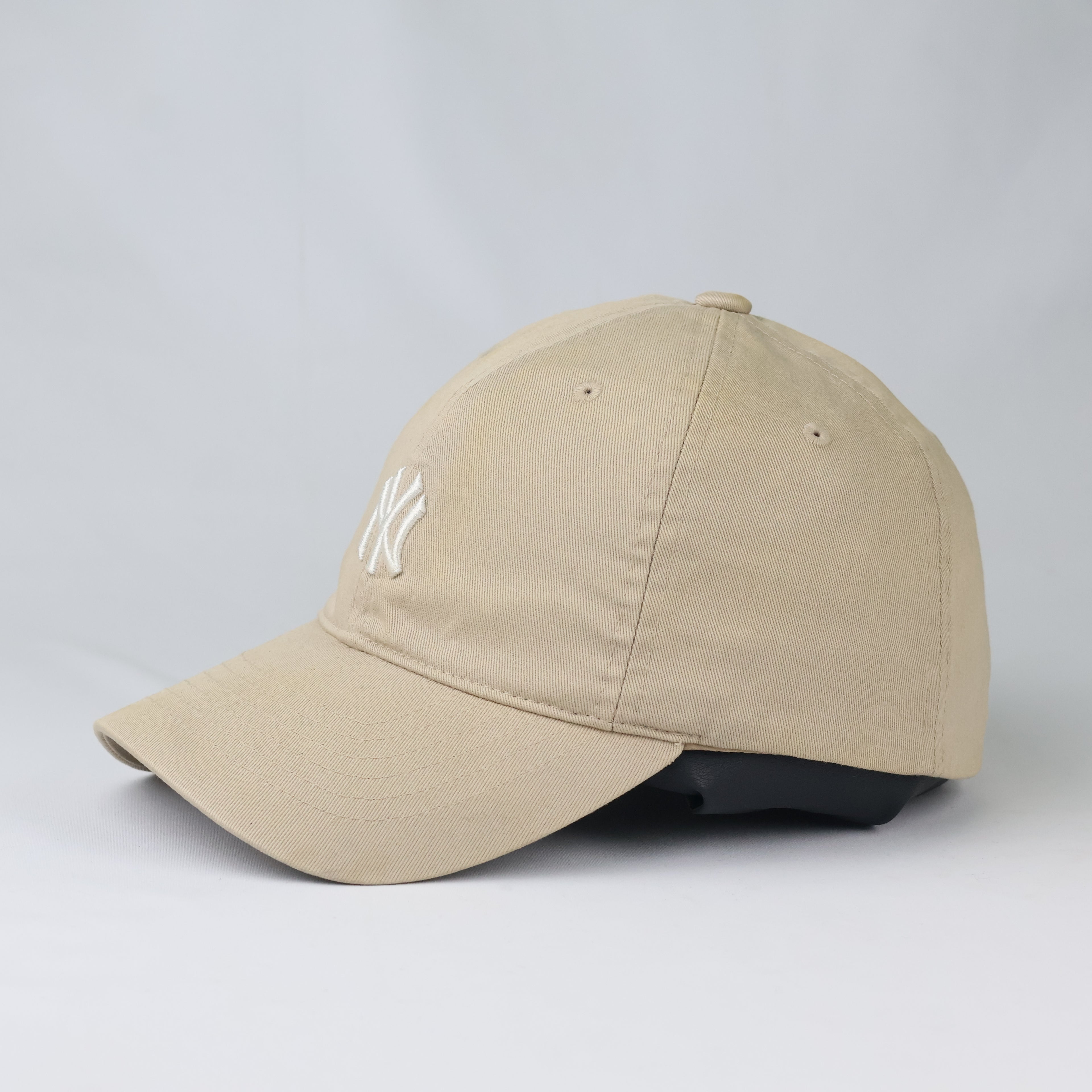 MLB Licensed New York Yankees Dad Hat | Thrifted Beige Cap 56-58cm