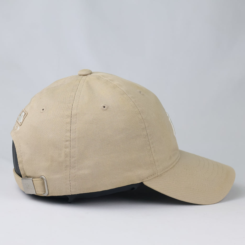 MLB Licensed New York Yankees Dad Hat | Thrifted Beige Cap 56-58cm