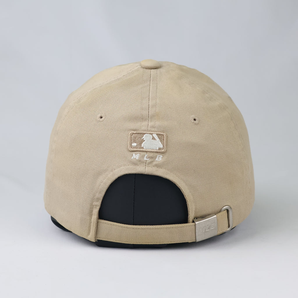 MLB Licensed New York Yankees Dad Hat | Thrifted Beige Cap 56-58cm