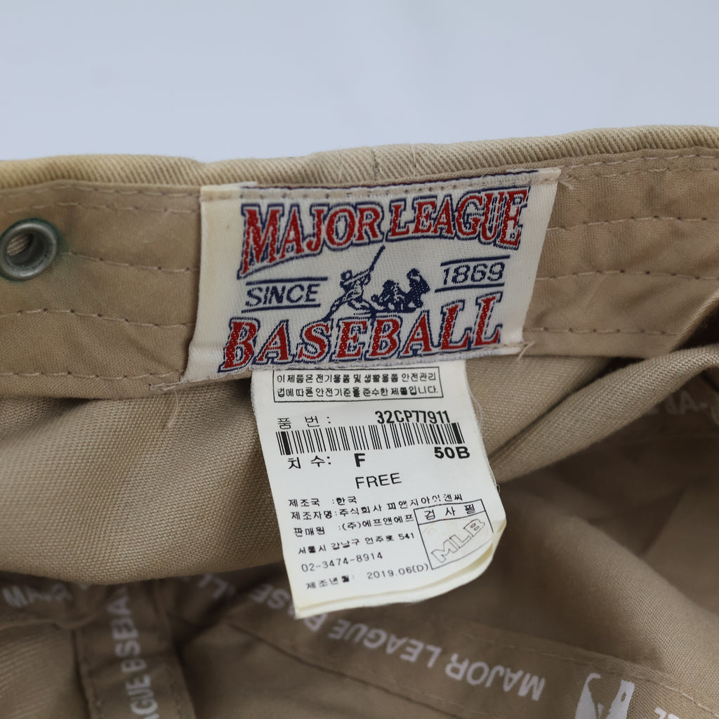 MLB Licensed New York Yankees Dad Hat | Thrifted Beige Cap 56-58cm
