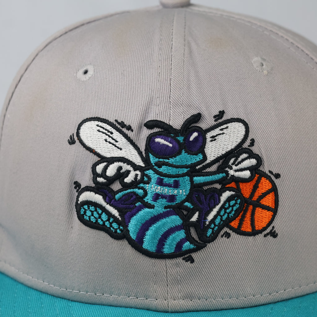 New Era 9FIFTY Charlotte Hornets Snapback | Thrifted Retro NBA Hat 58-60cm