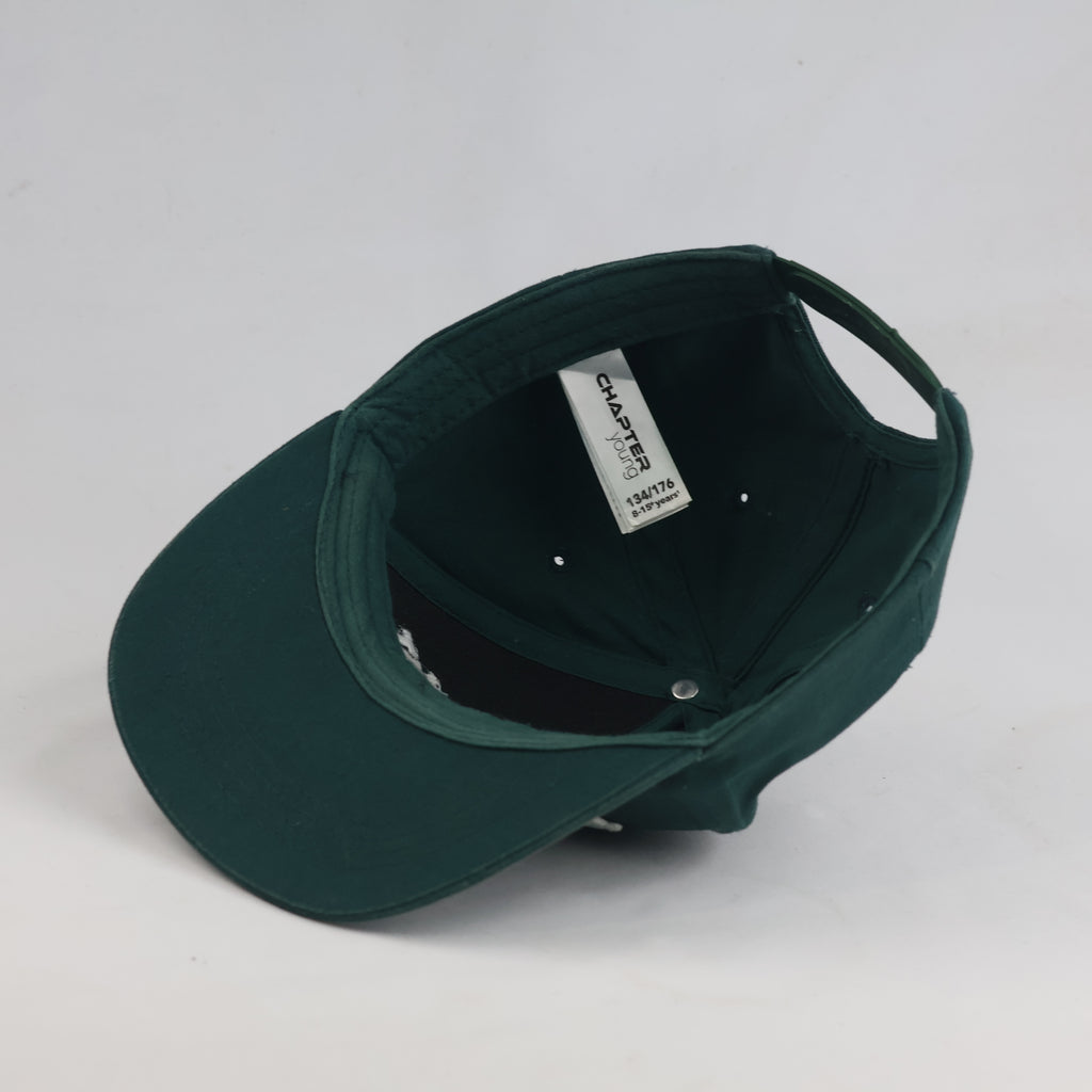 Thrifted Boston Embroidered Forest Green Snapback Hat (54-55cm) | 10638