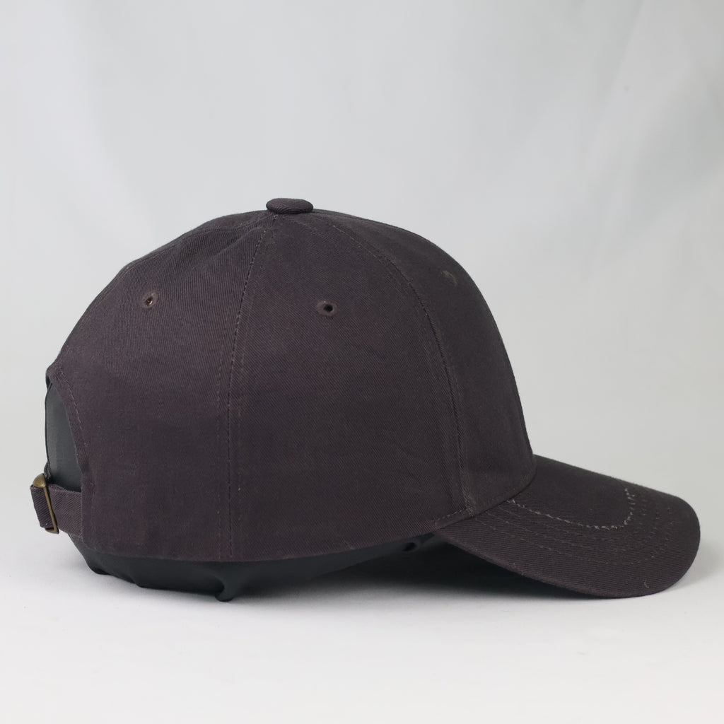Retro LA Minimalist Embroidered Hat - Dark Espresso Brown Casual Cap