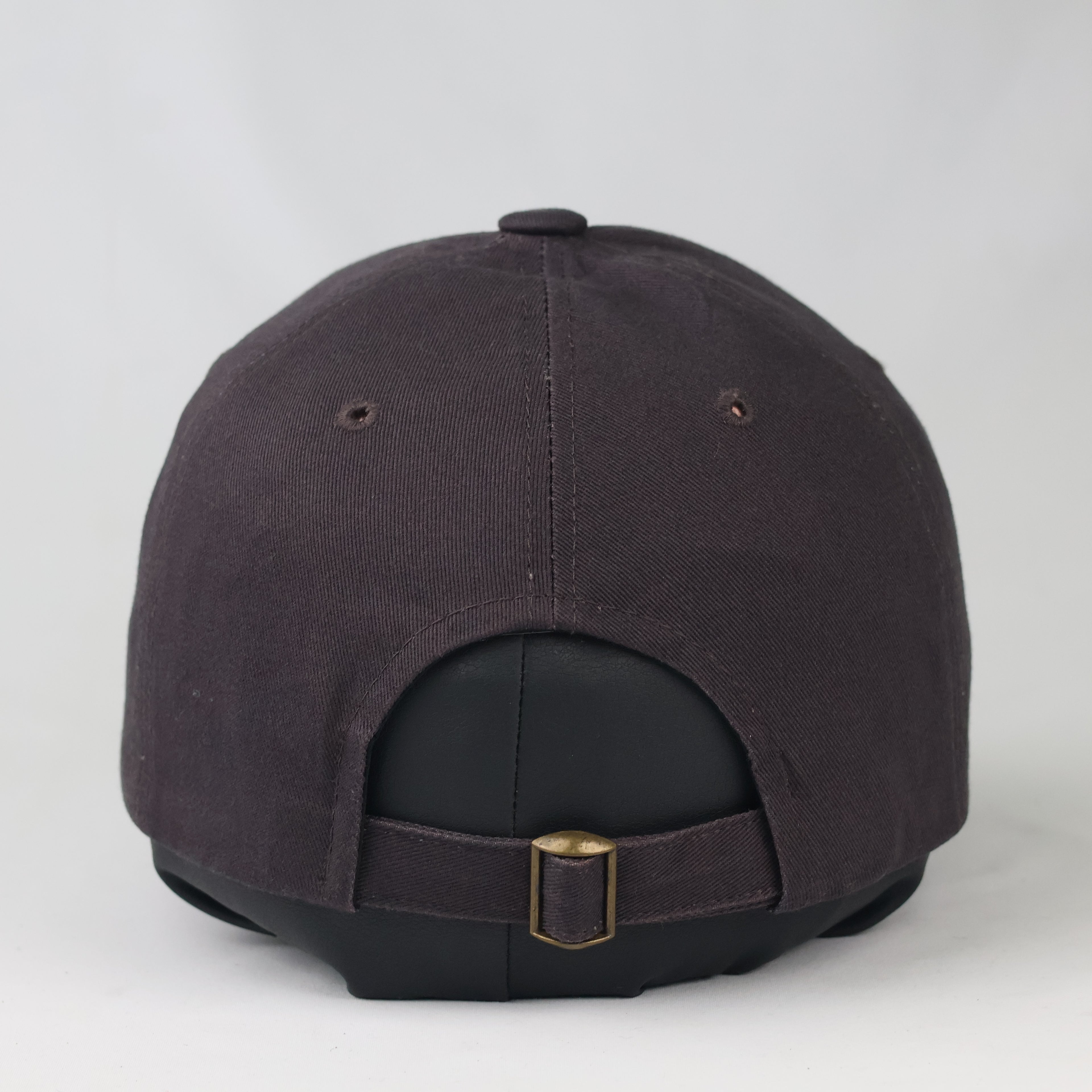 Retro LA Minimalist Embroidered Hat - Dark Espresso Brown Casual Cap