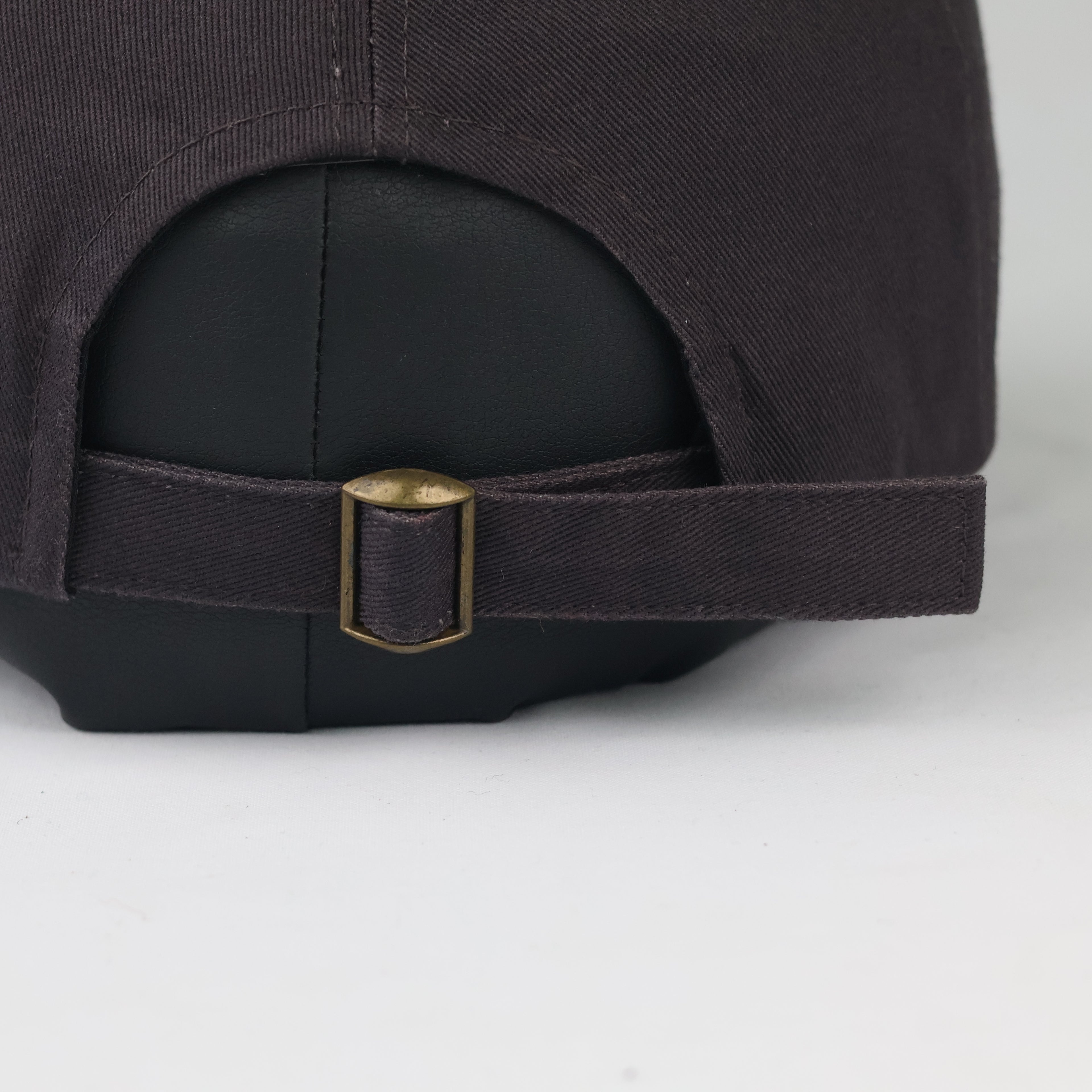 Retro LA Minimalist Embroidered Hat - Dark Espresso Brown Casual Cap