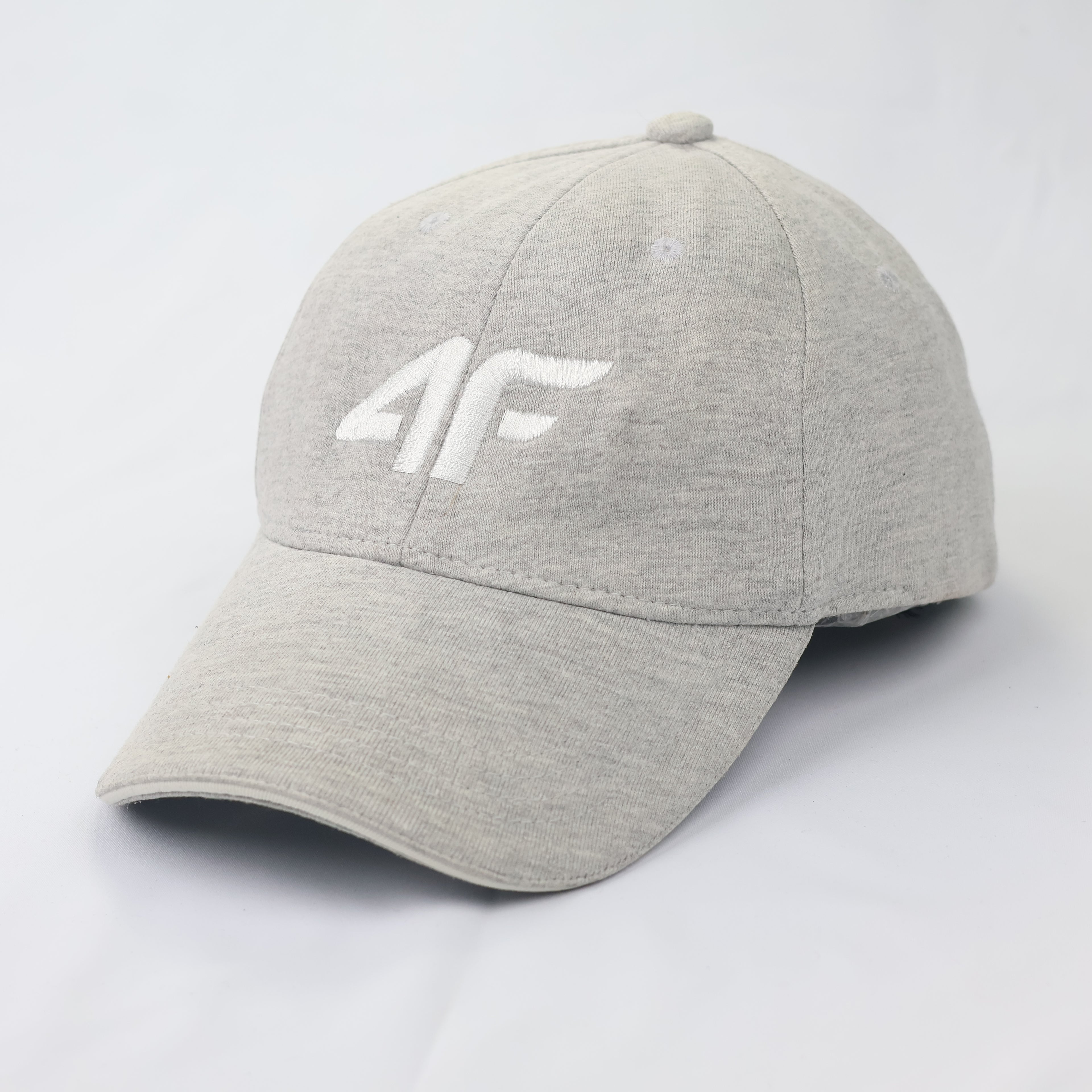 4F Sportswear Heather Gray Adjustable Baseball Cap | Size 56-58cm