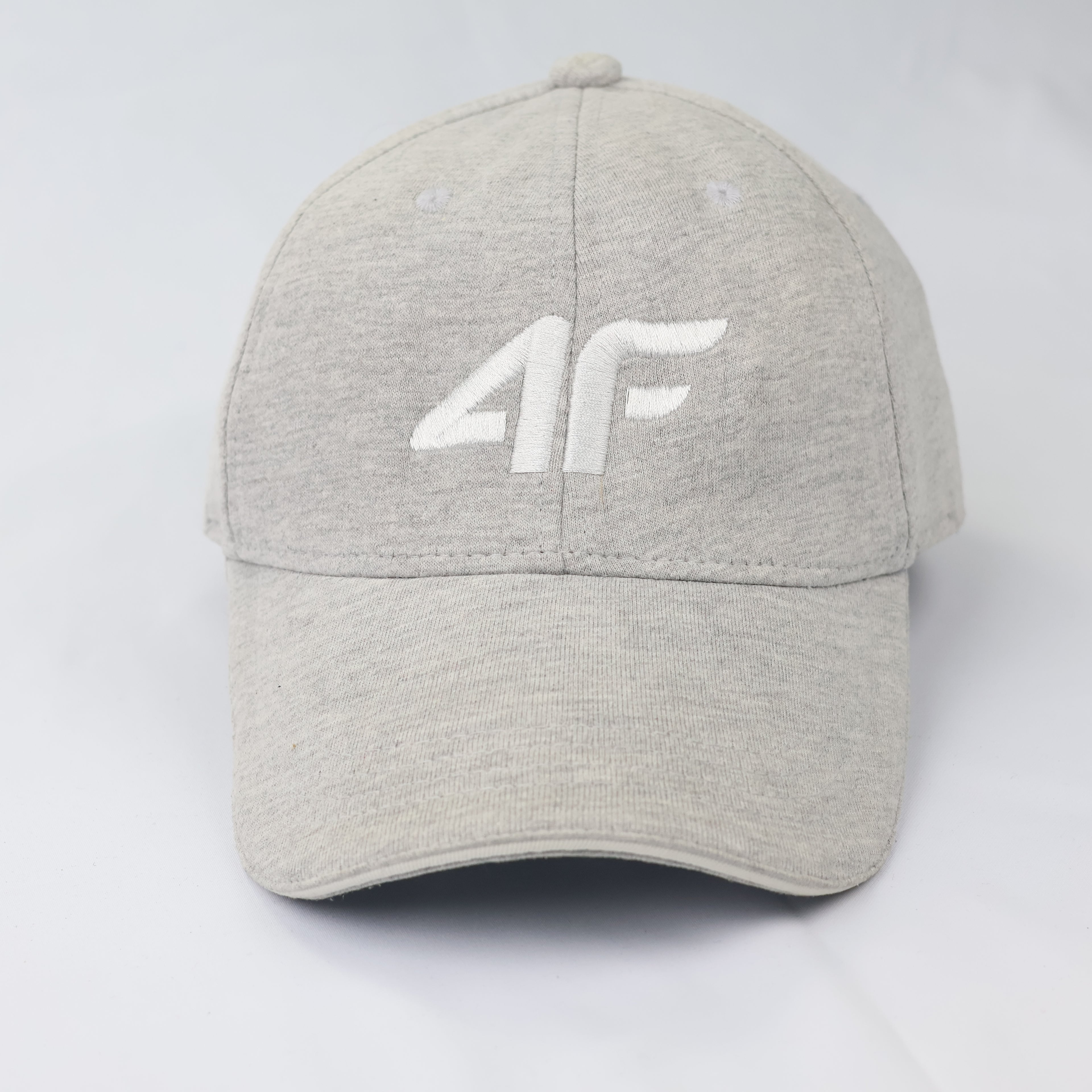 4F Sportswear Heather Gray Adjustable Baseball Cap | Size 56-58cm