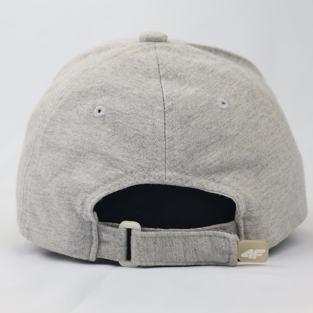4F Sportswear Heather Gray Adjustable Baseball Cap | Size 56-58cm