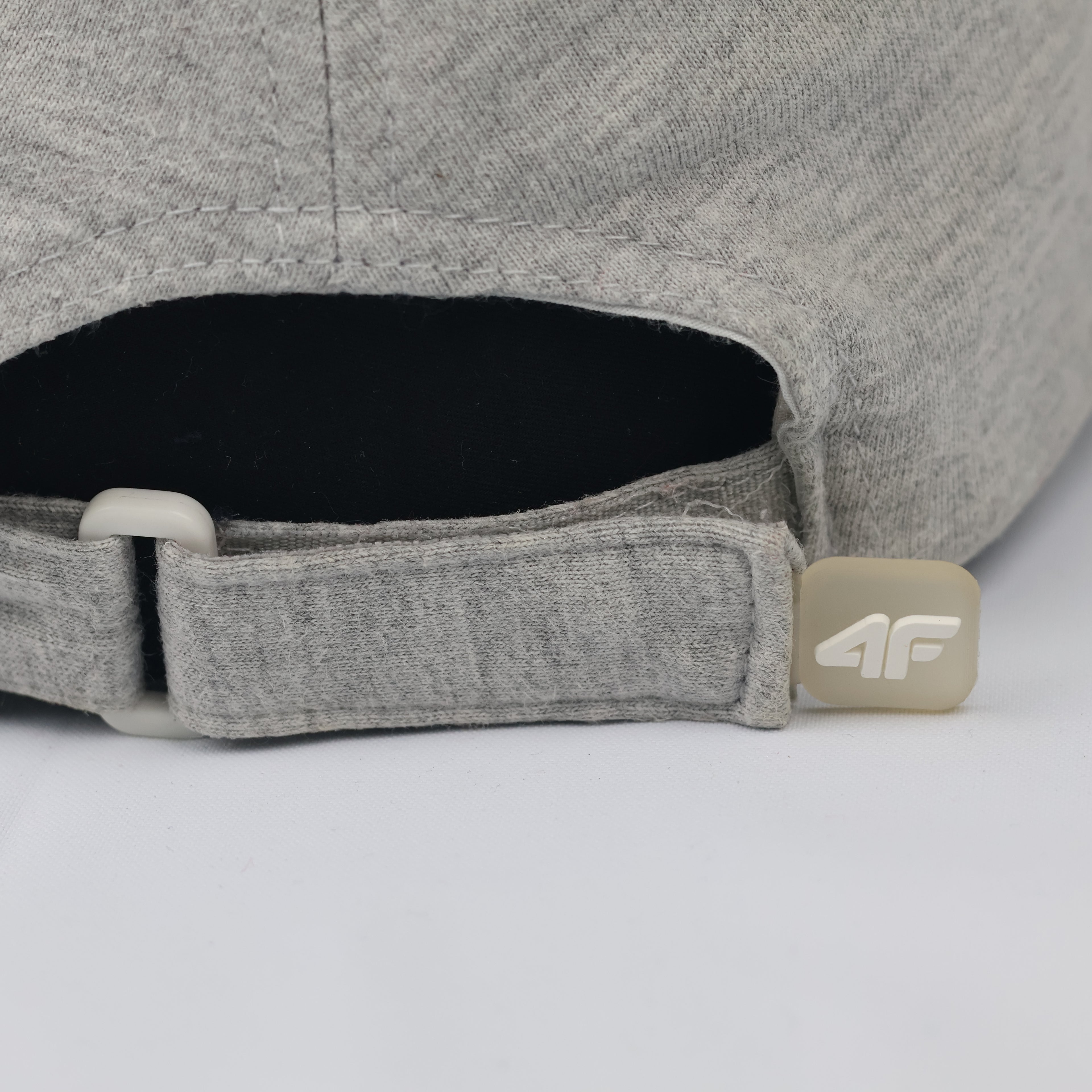 4F Sportswear Heather Gray Adjustable Baseball Cap | Size 56-58cm