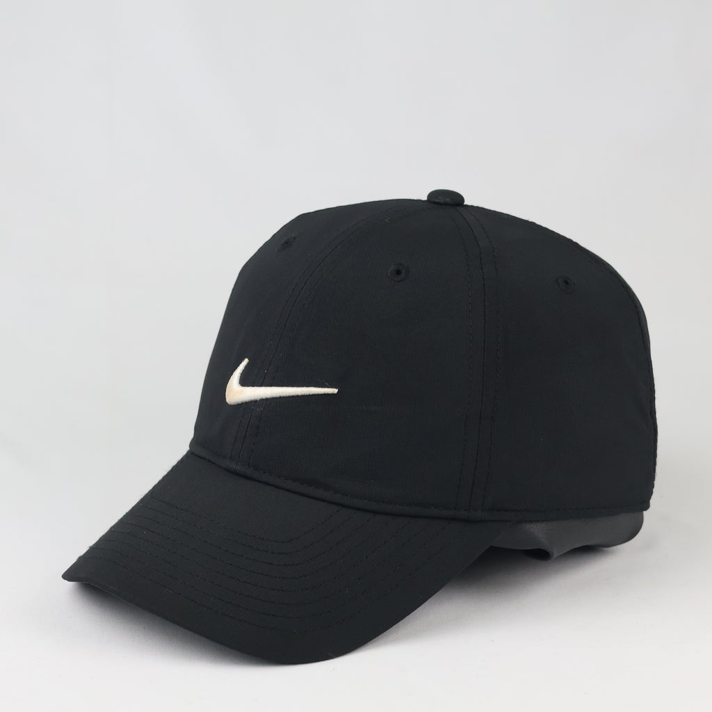 Nike Dri-Fit Swoosh Sport Cap | Thrifted Black Tech Hat 56-58cm