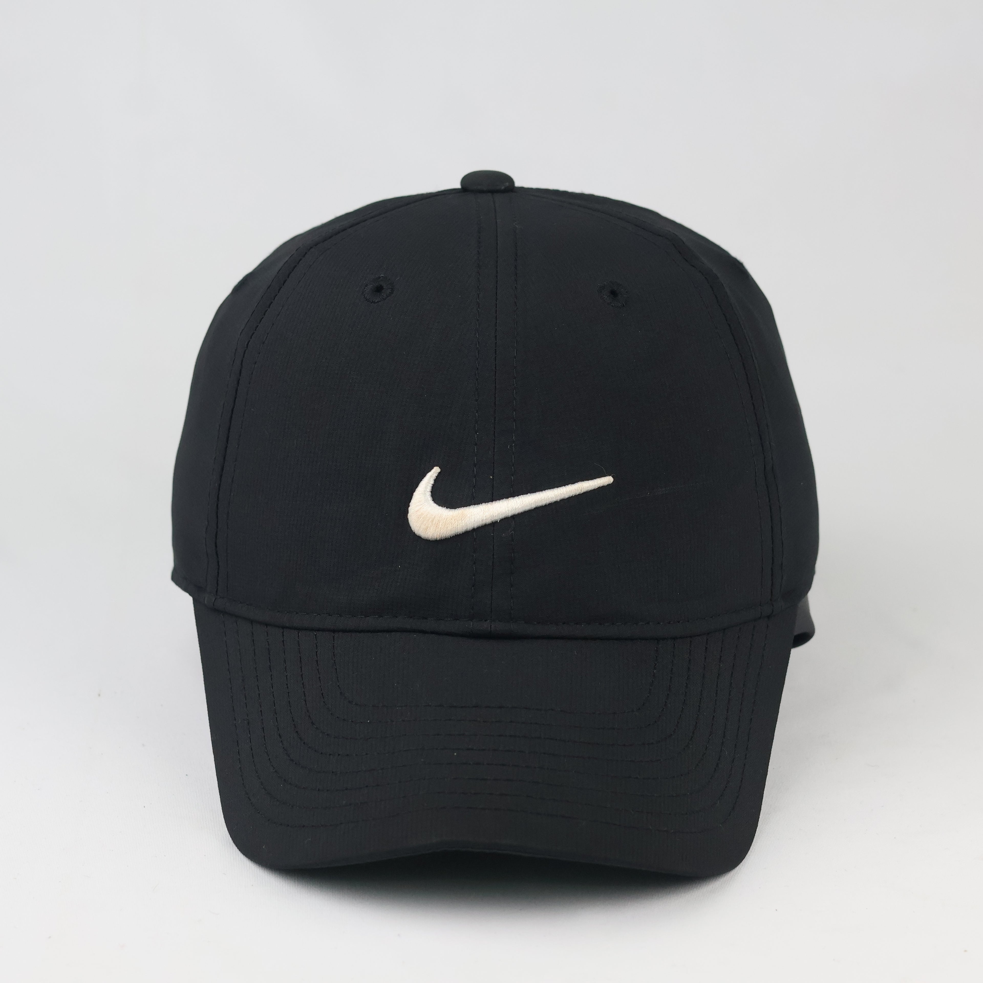 Nike Dri-Fit Swoosh Sport Cap | Thrifted Black Tech Hat 56-58cm