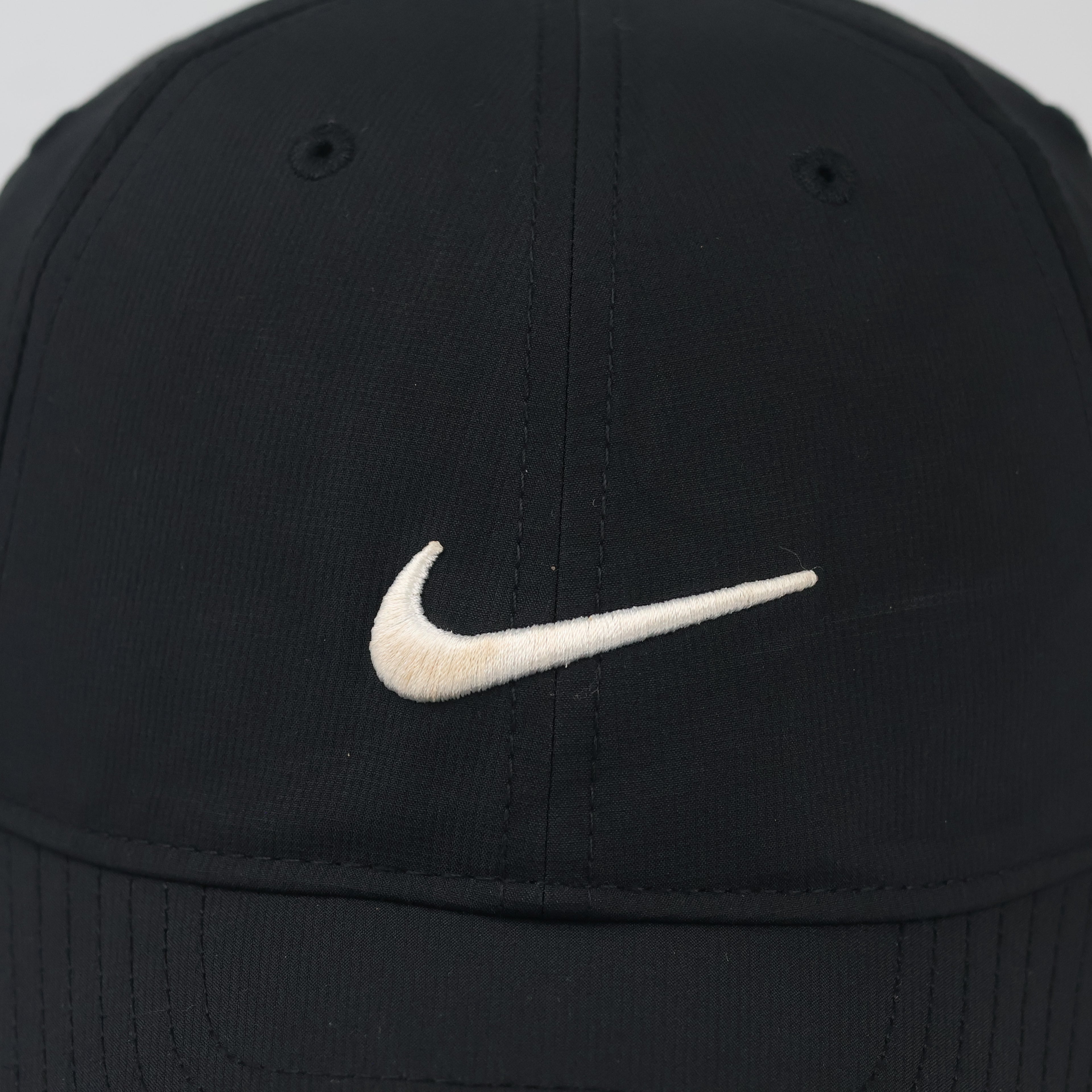 Nike Dri-Fit Swoosh Sport Cap | Thrifted Black Tech Hat 56-58cm