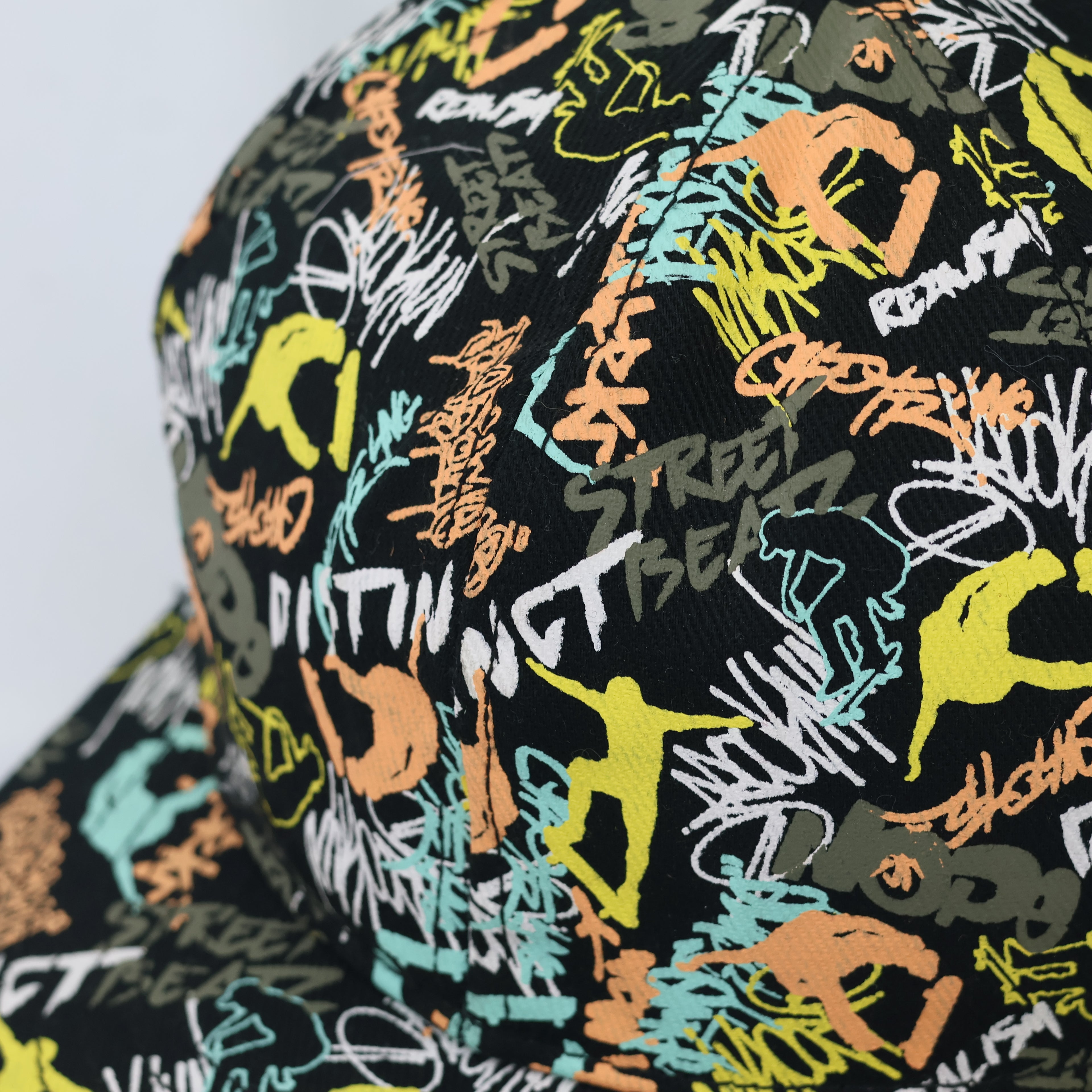 Detroit 1956 Graffiti Print Snapback Hat | Urban Streetwear Cap