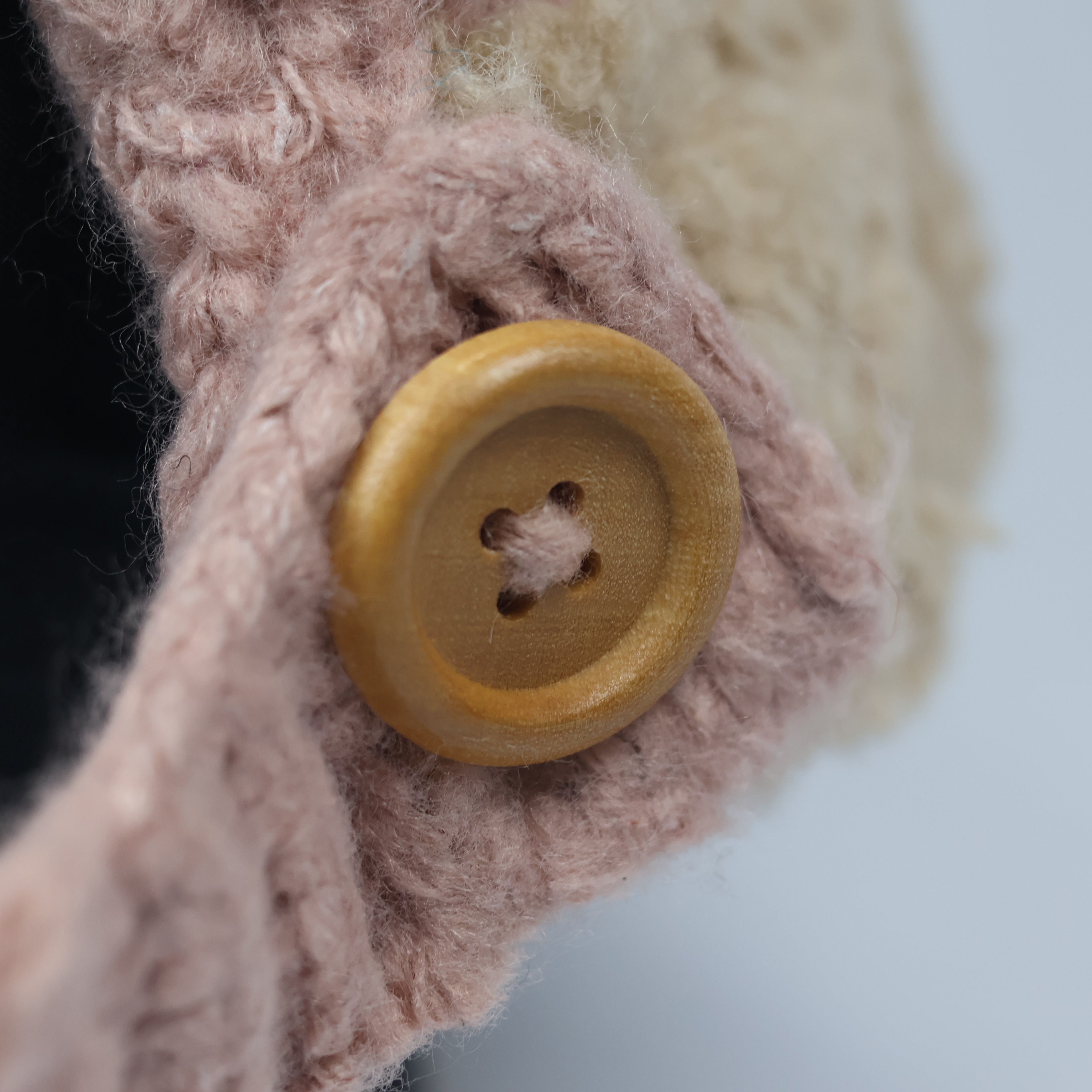 Cozy Blush Pink Sherpa Lined Earflap Hat with Pom Pom - Women’s Winter Headwear