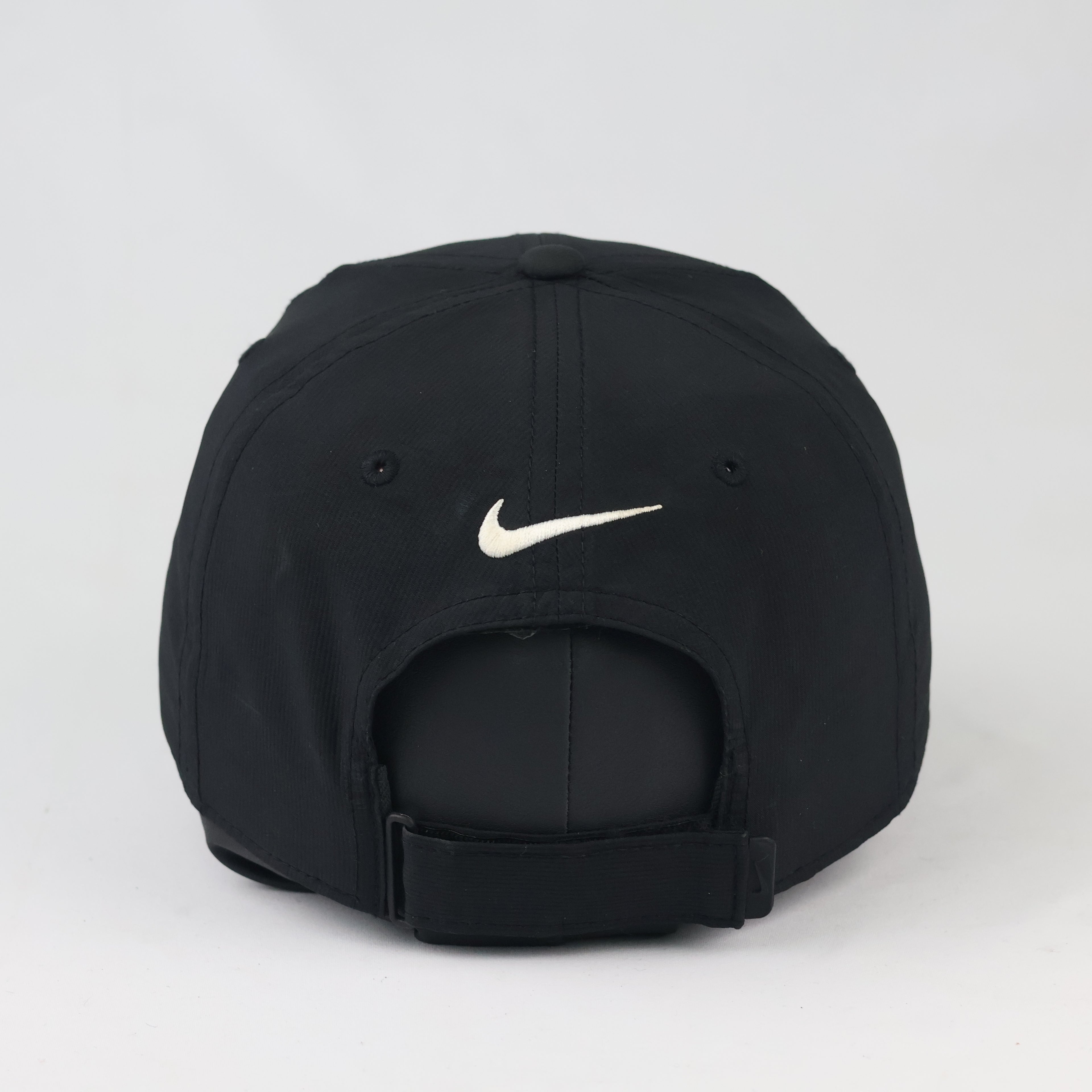 Nike Dri-Fit Swoosh Sport Cap | Thrifted Black Tech Hat 56-58cm