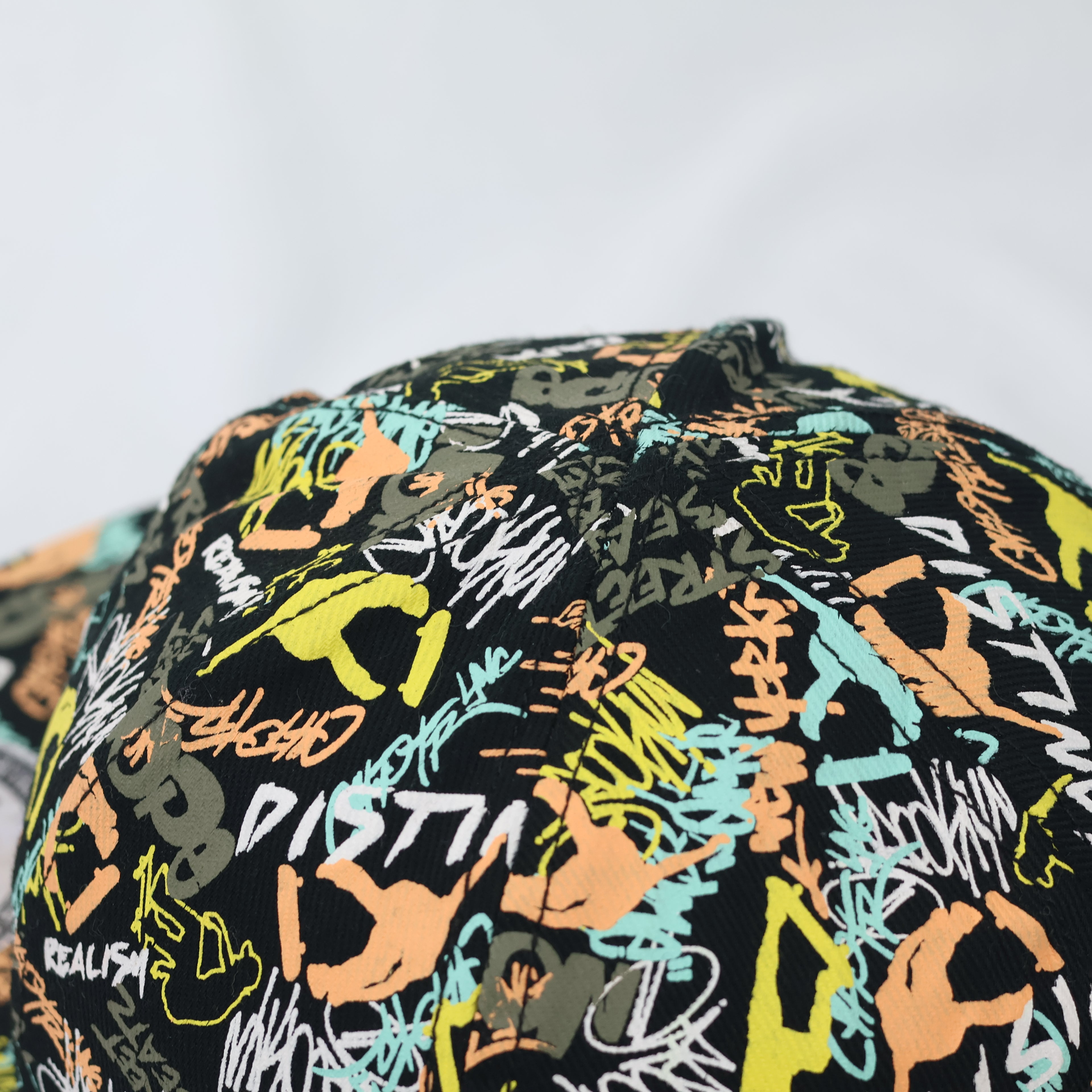 Detroit 1956 Graffiti Print Snapback Hat | Urban Streetwear Cap