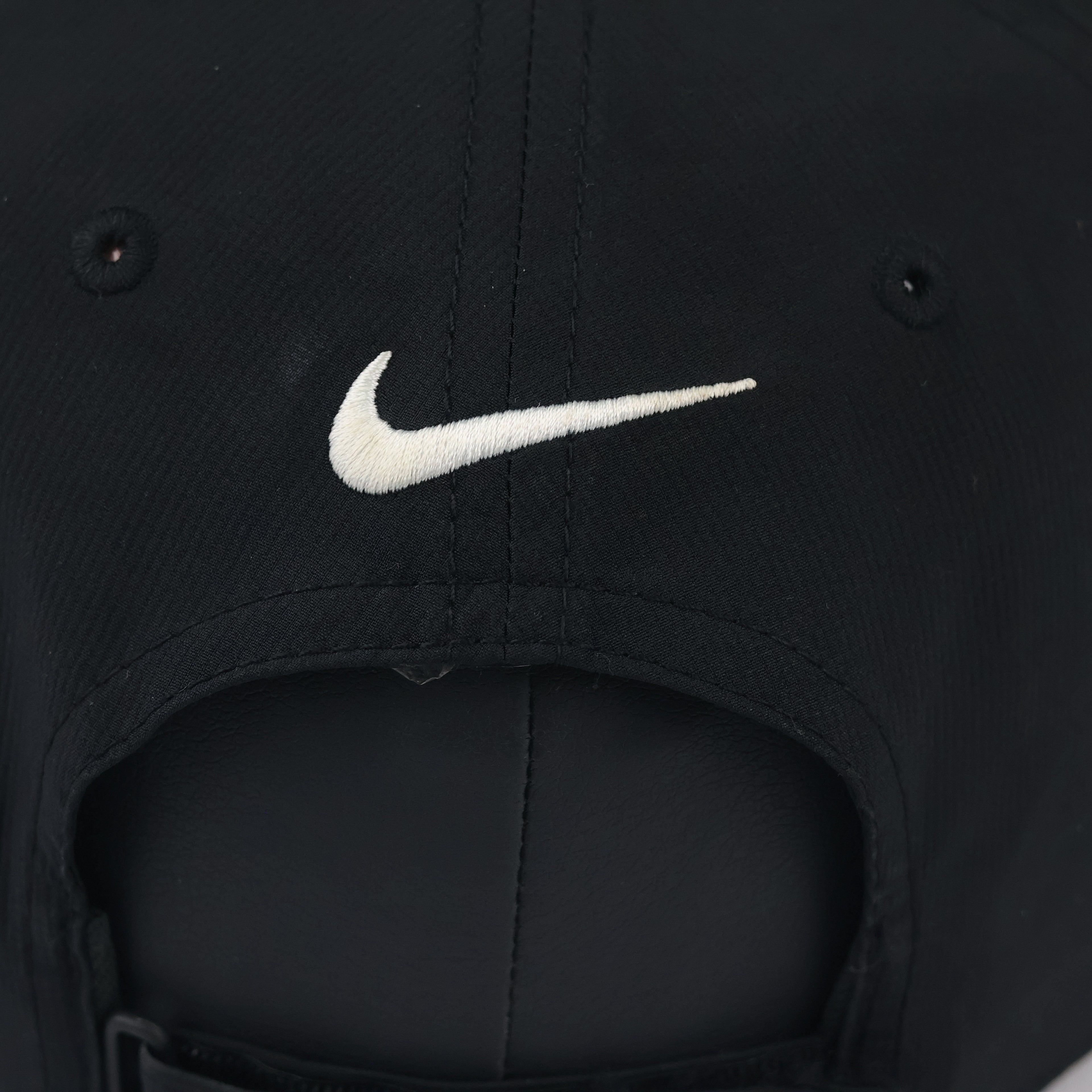 Nike Dri-Fit Swoosh Sport Cap | Thrifted Black Tech Hat 56-58cm