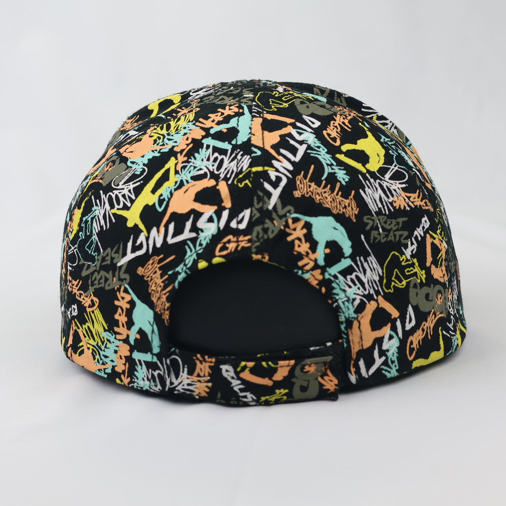 Detroit 1956 Graffiti Print Snapback Hat | Urban Streetwear Cap
