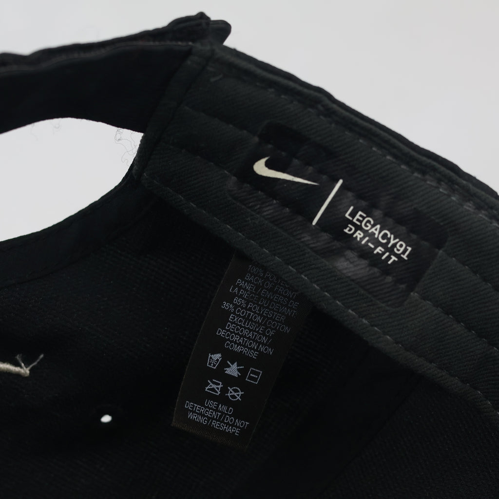 Nike Dri-Fit Swoosh Sport Cap | Thrifted Black Tech Hat 56-58cm