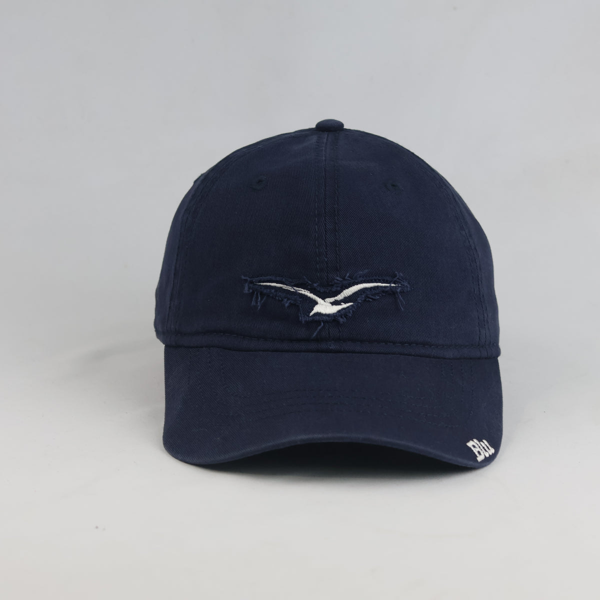 Blu Nautical Baseball Cap – Navy Blue Distressed Bird Hat (56-57cm) |10621