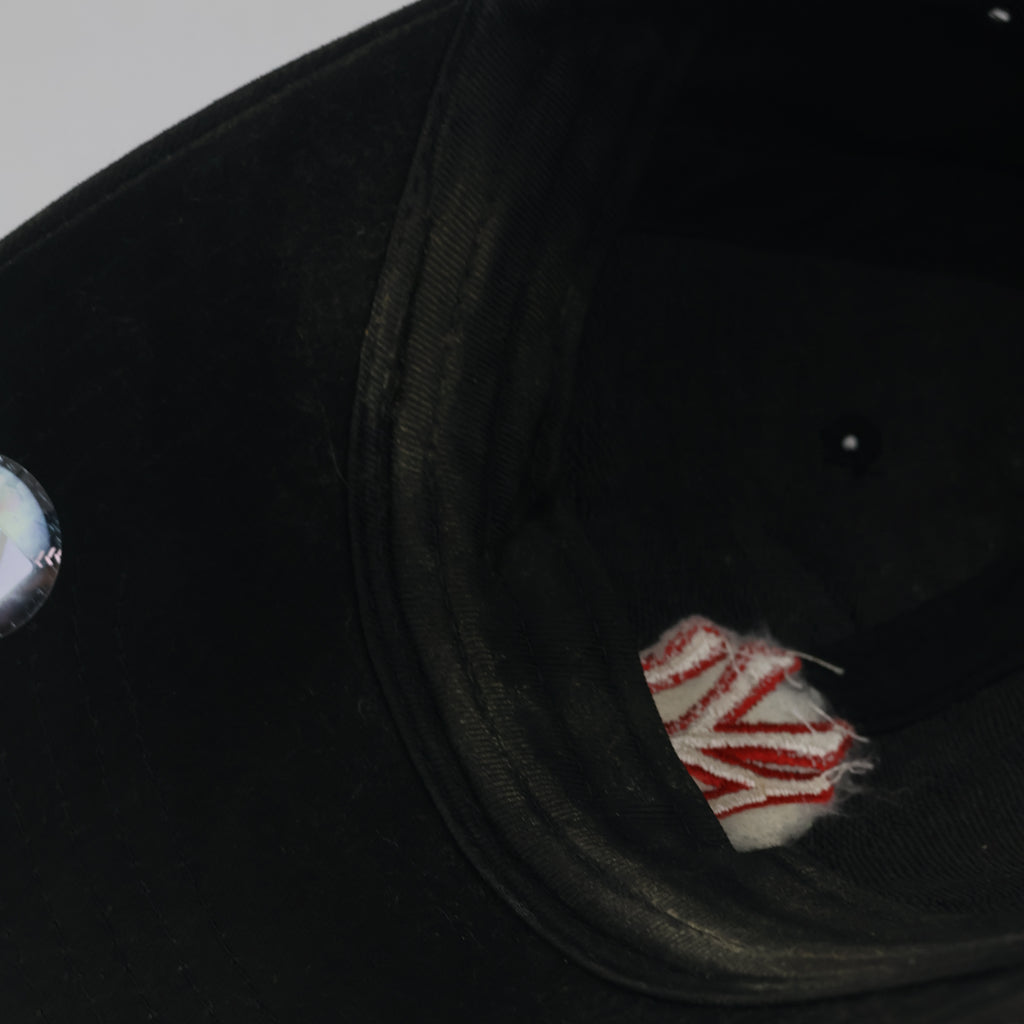 Thrifted MLB New York Yankees Strapback Baseball Cap - Black (56-57cm) | 10620