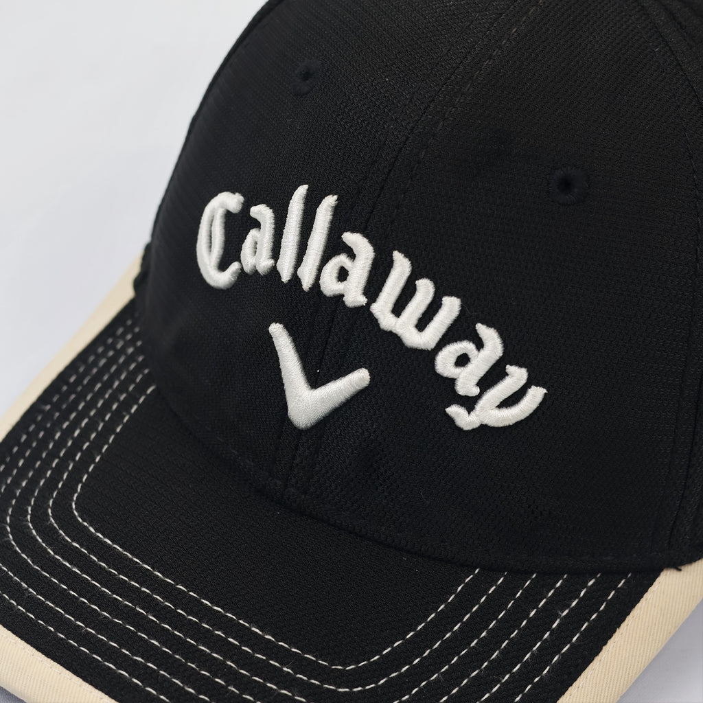Callaway Golf x New Era FT Fusion Technology Thrifted Cap - Black & Cream
